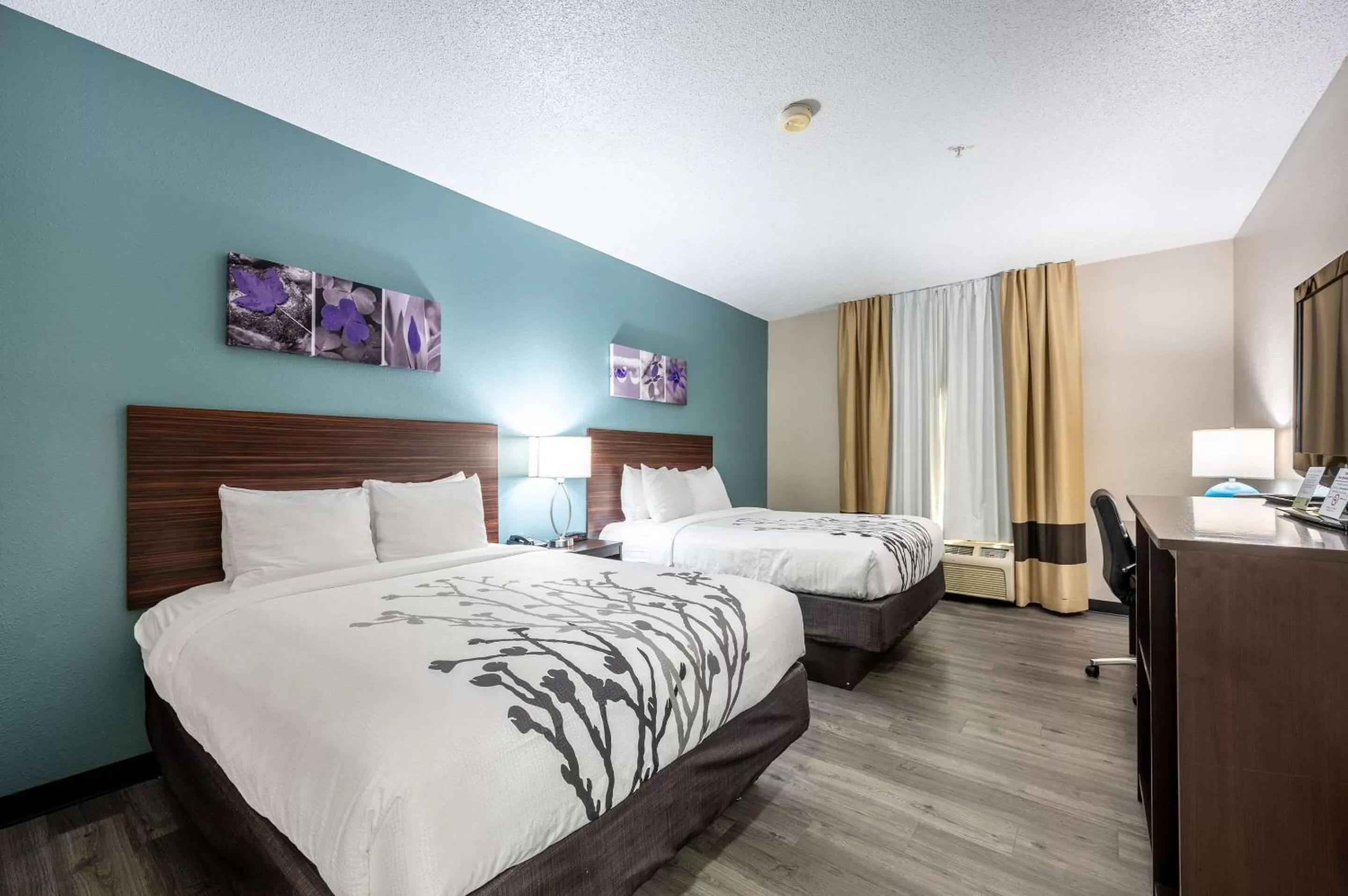 Photo of the whole room, Bed in Sleep Inn & Suites