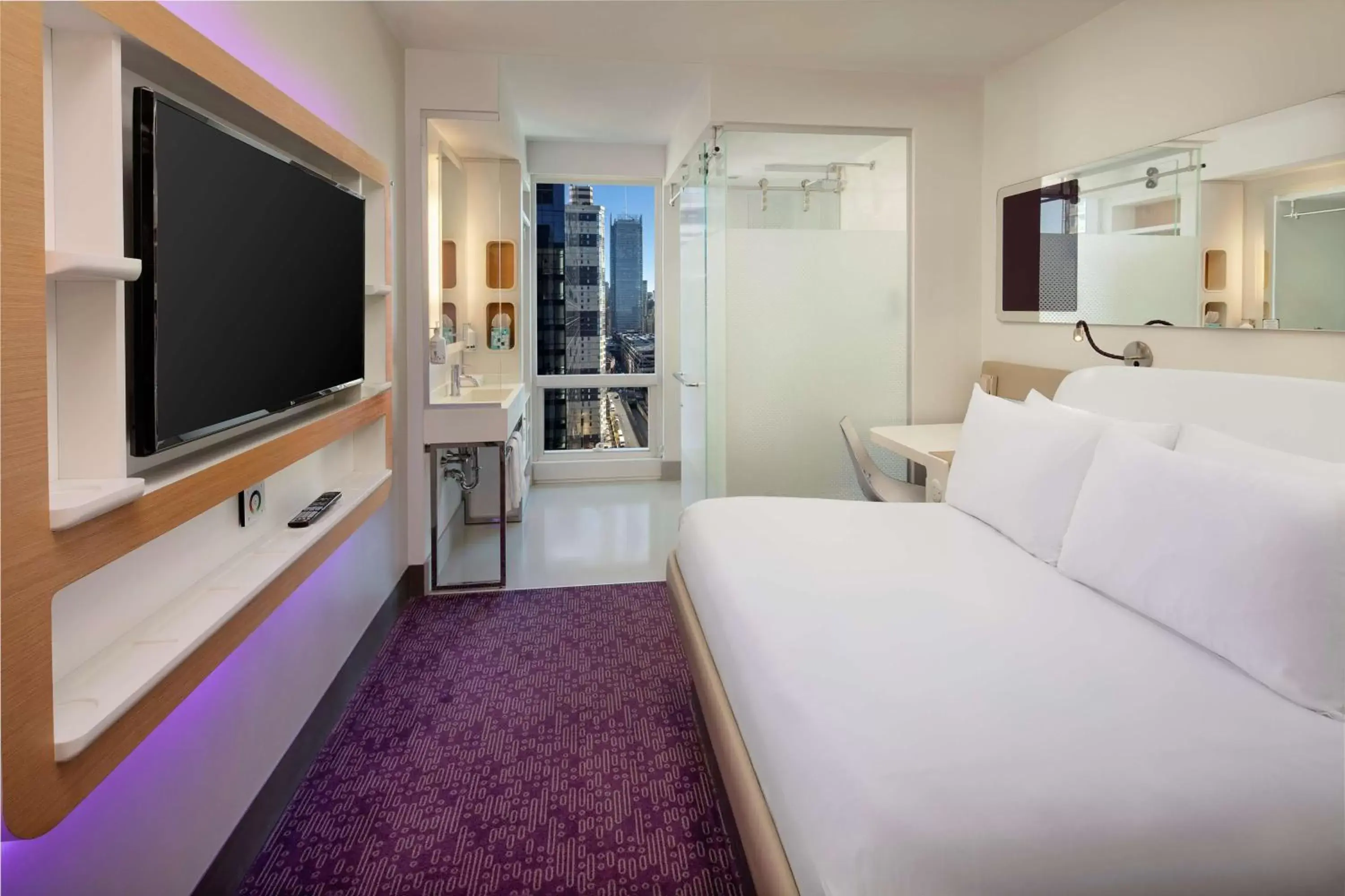 Bedroom, Bed in YOTEL New York Times Square Bedroom, Bed in YOTEL New York Times Square