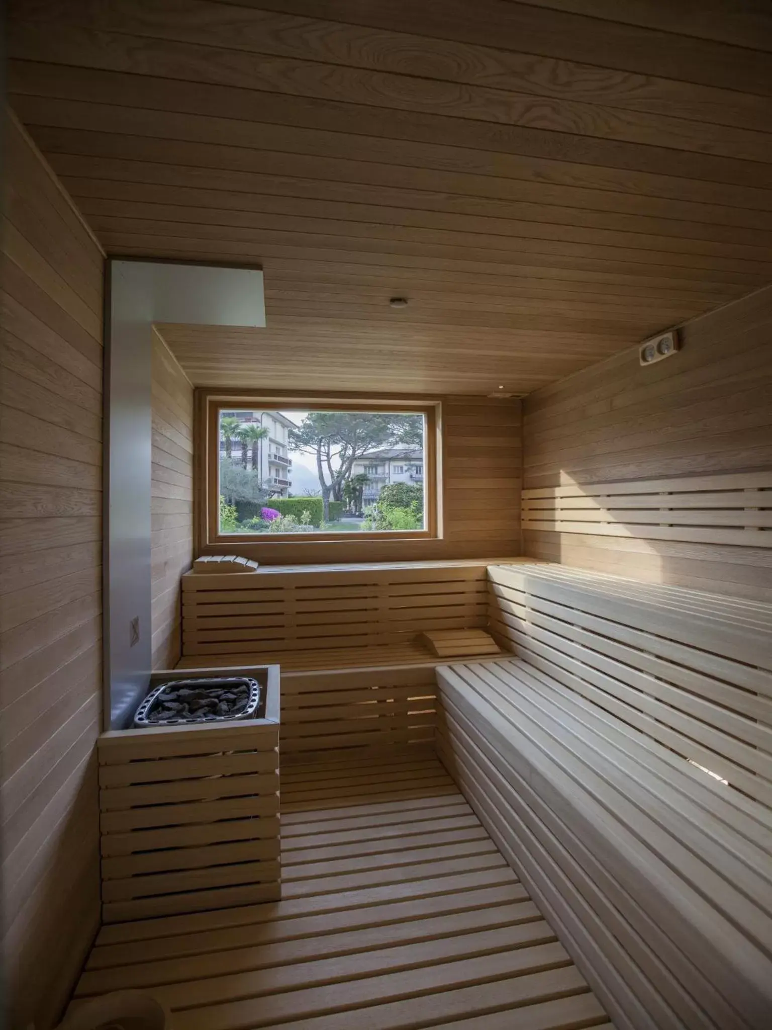 Sauna in Parkhotel Delta, Wellbeing Resort