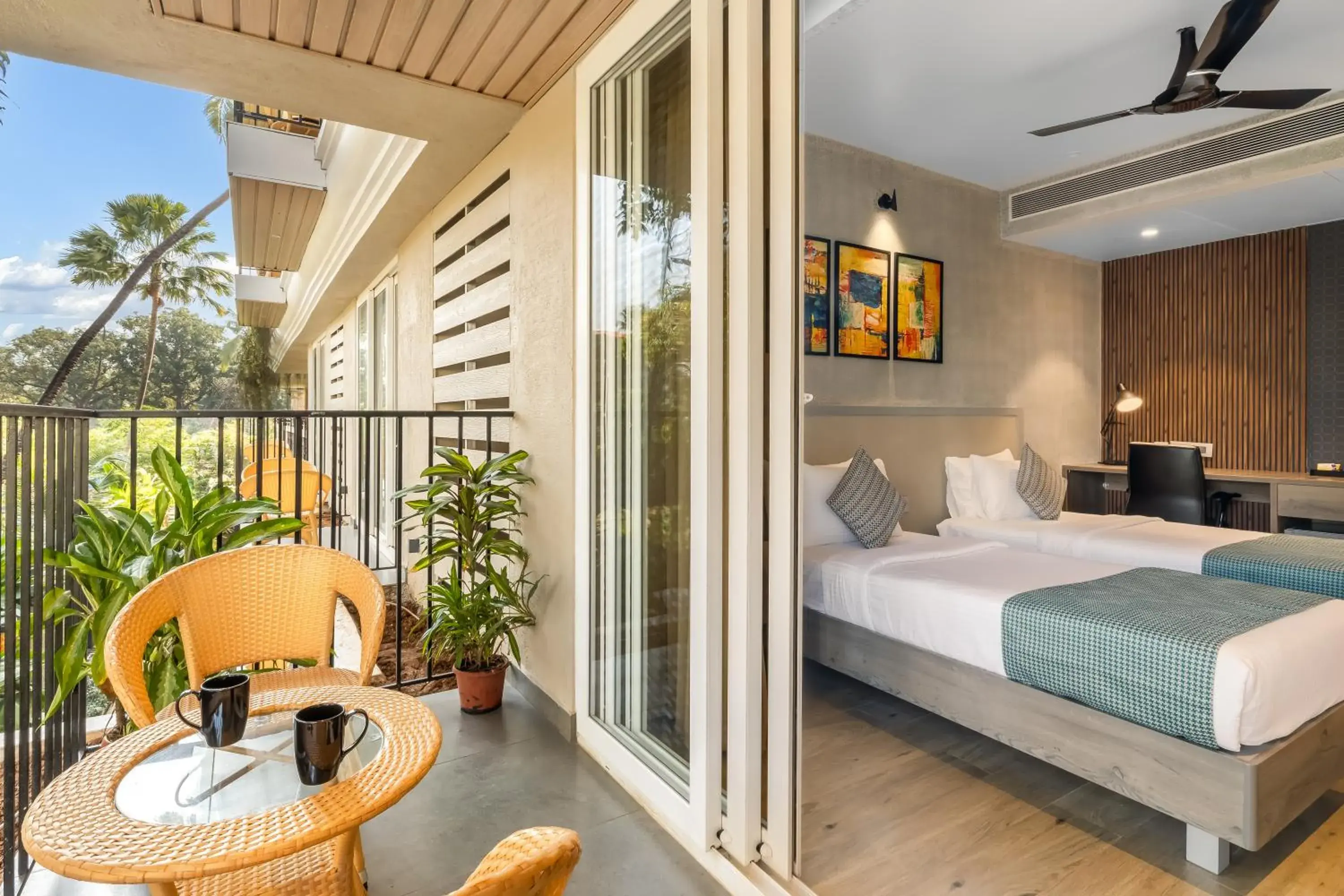 Balcony/Terrace in Quality Inn Ocean Palms Goa