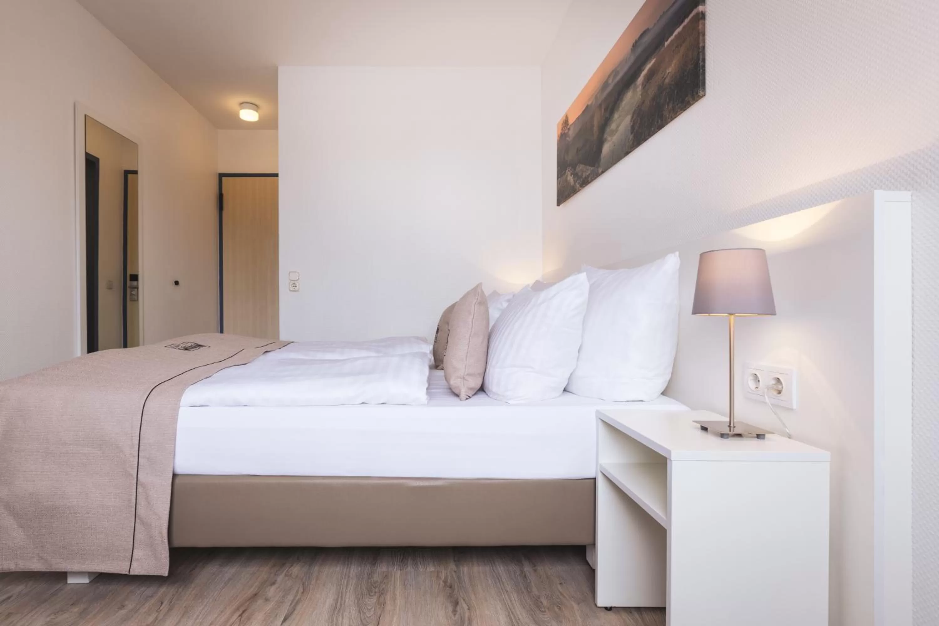 Bed in Novum Akademiehotel Kiel