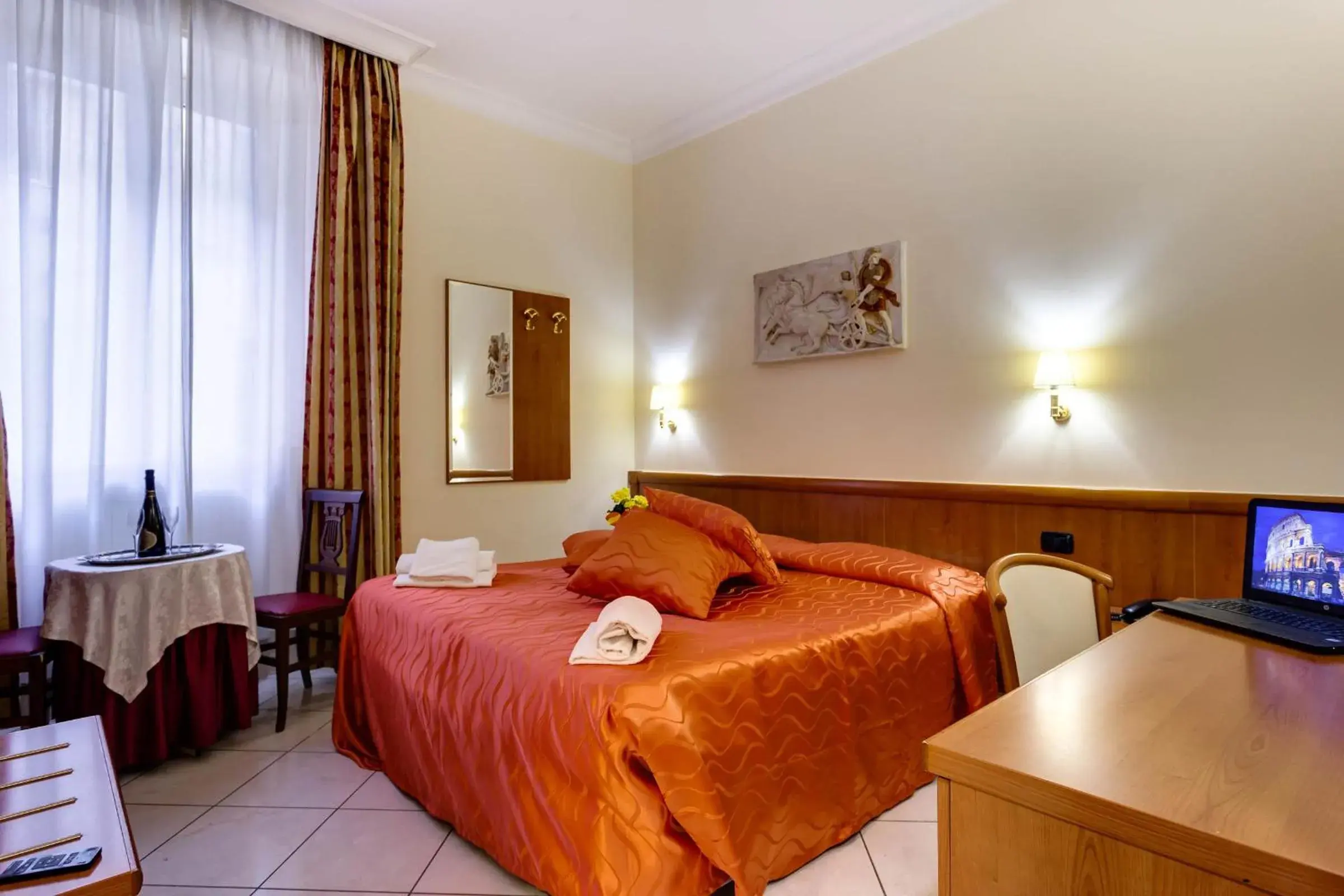 Bed in Hotel Suite Caesar