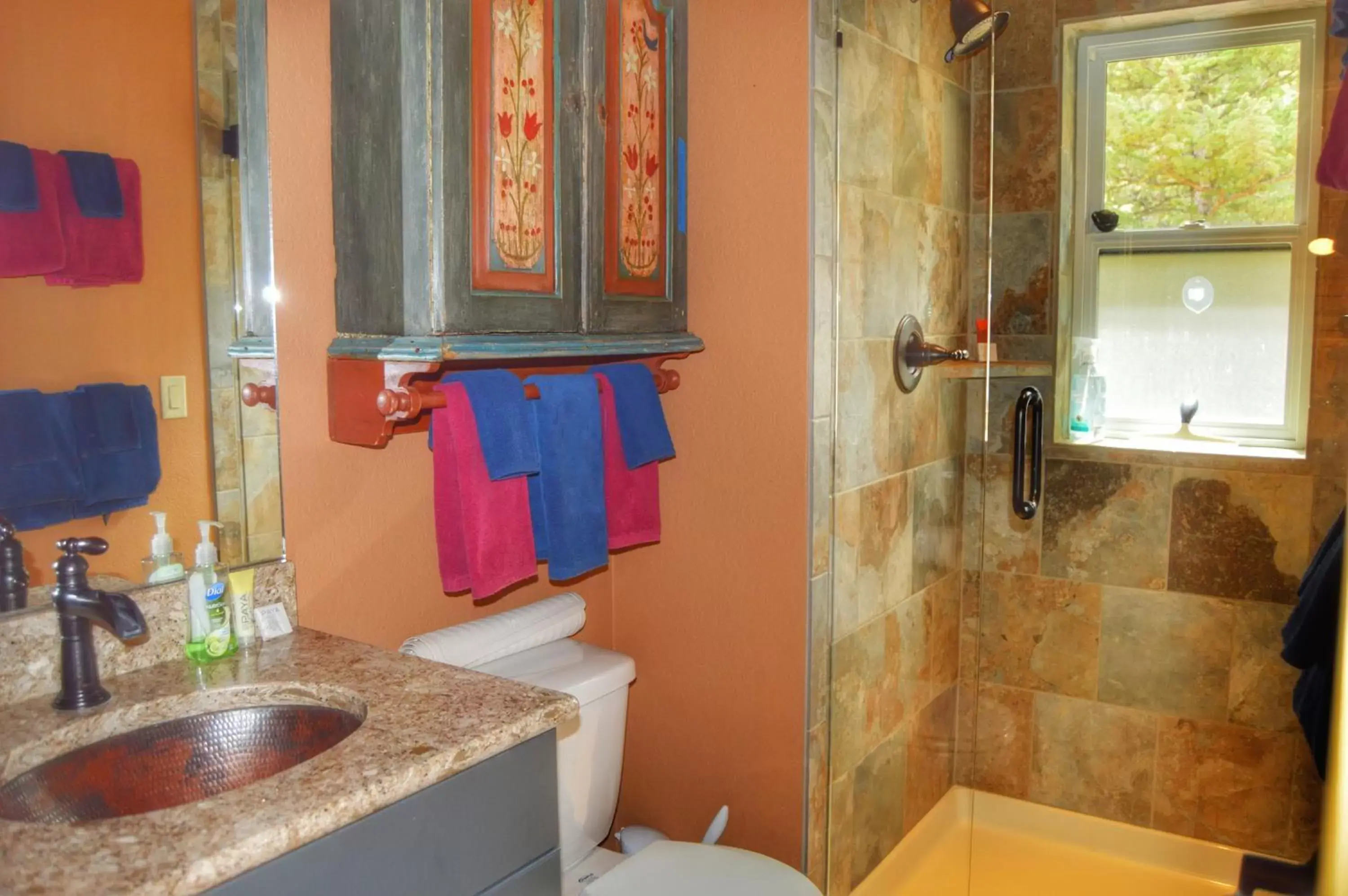 Shower, Bathroom in The Inn on Fall River & Fall River Cabins