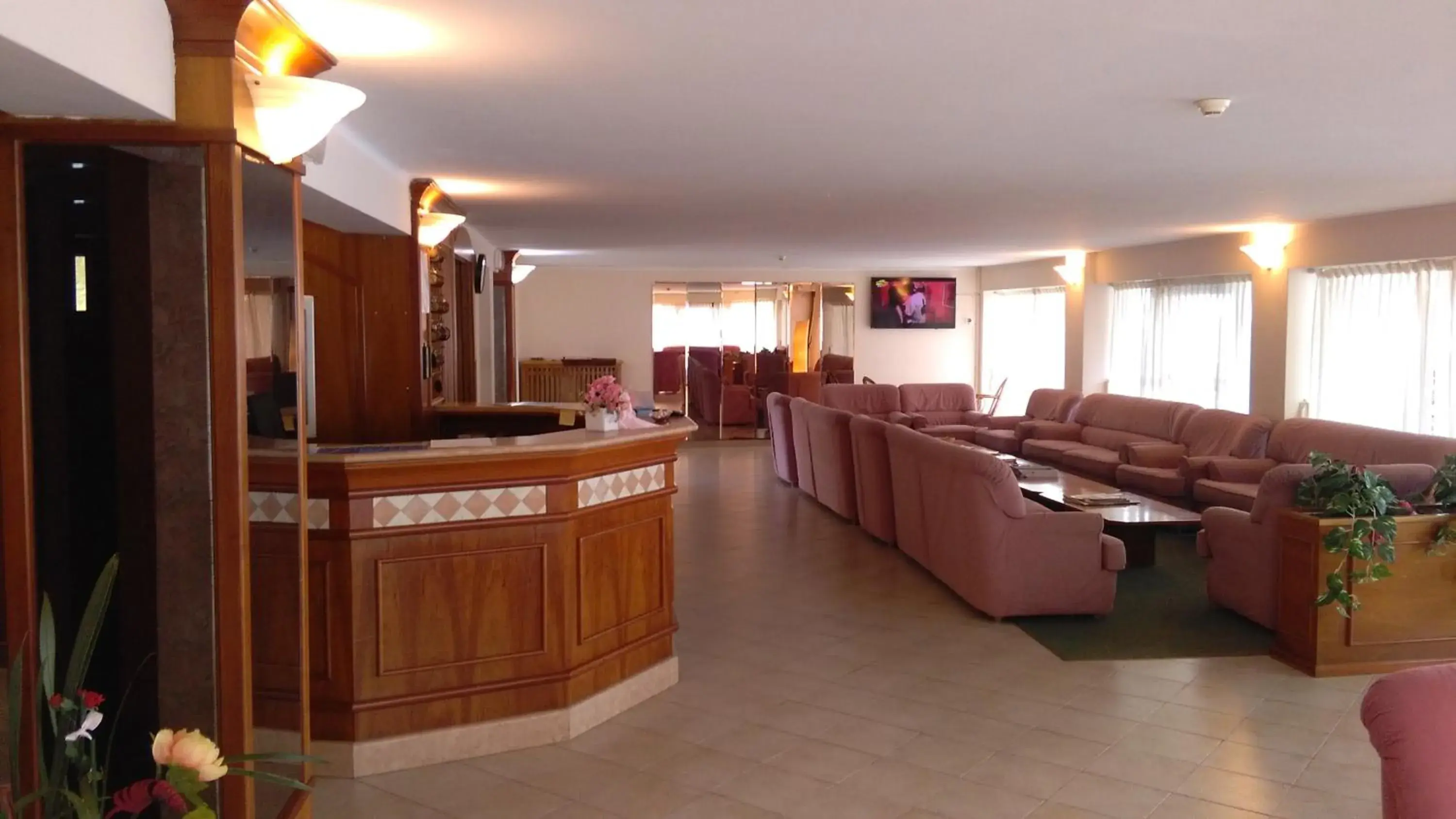 Communal lounge/ TV room, Lobby/Reception in Hotel Glenn
