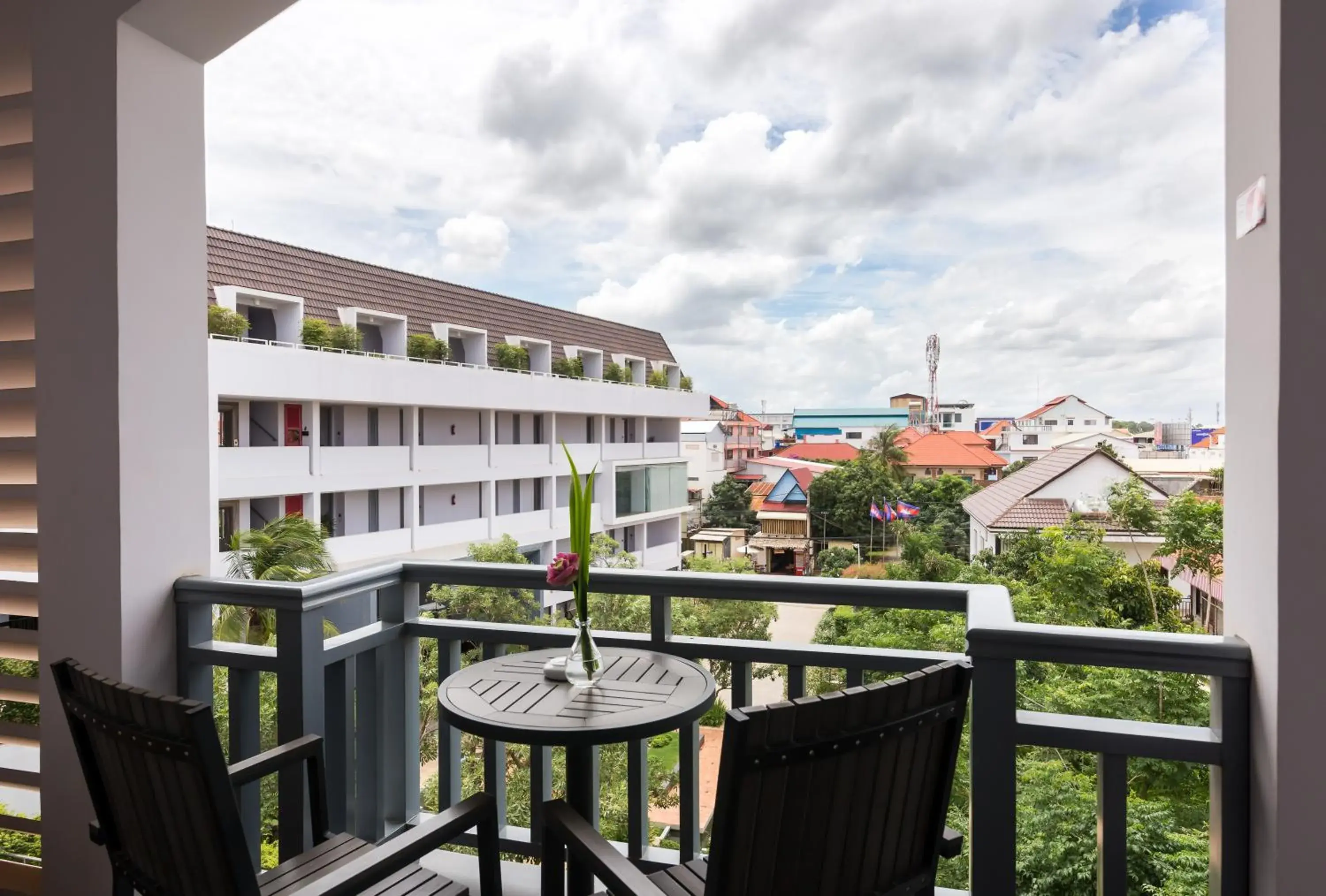 Garden view in Damrei Angkor Hotel