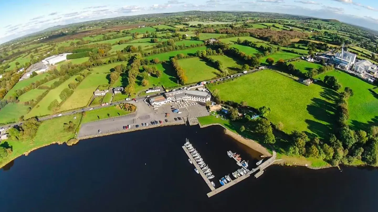 Bird's-eye View in Lakeside Manor Hotel