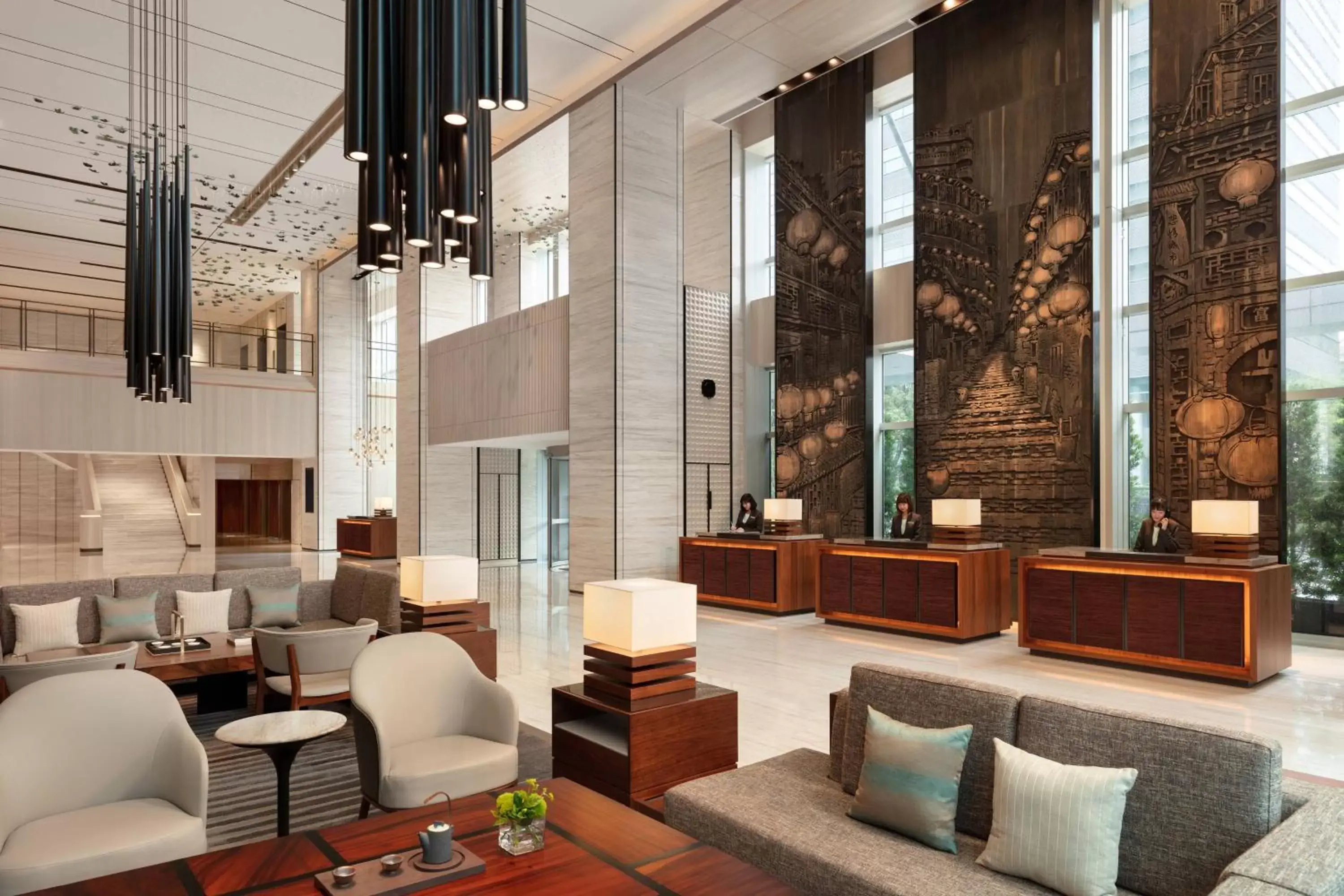 Lobby or reception in Courtyard by Marriott Taipei Downtown