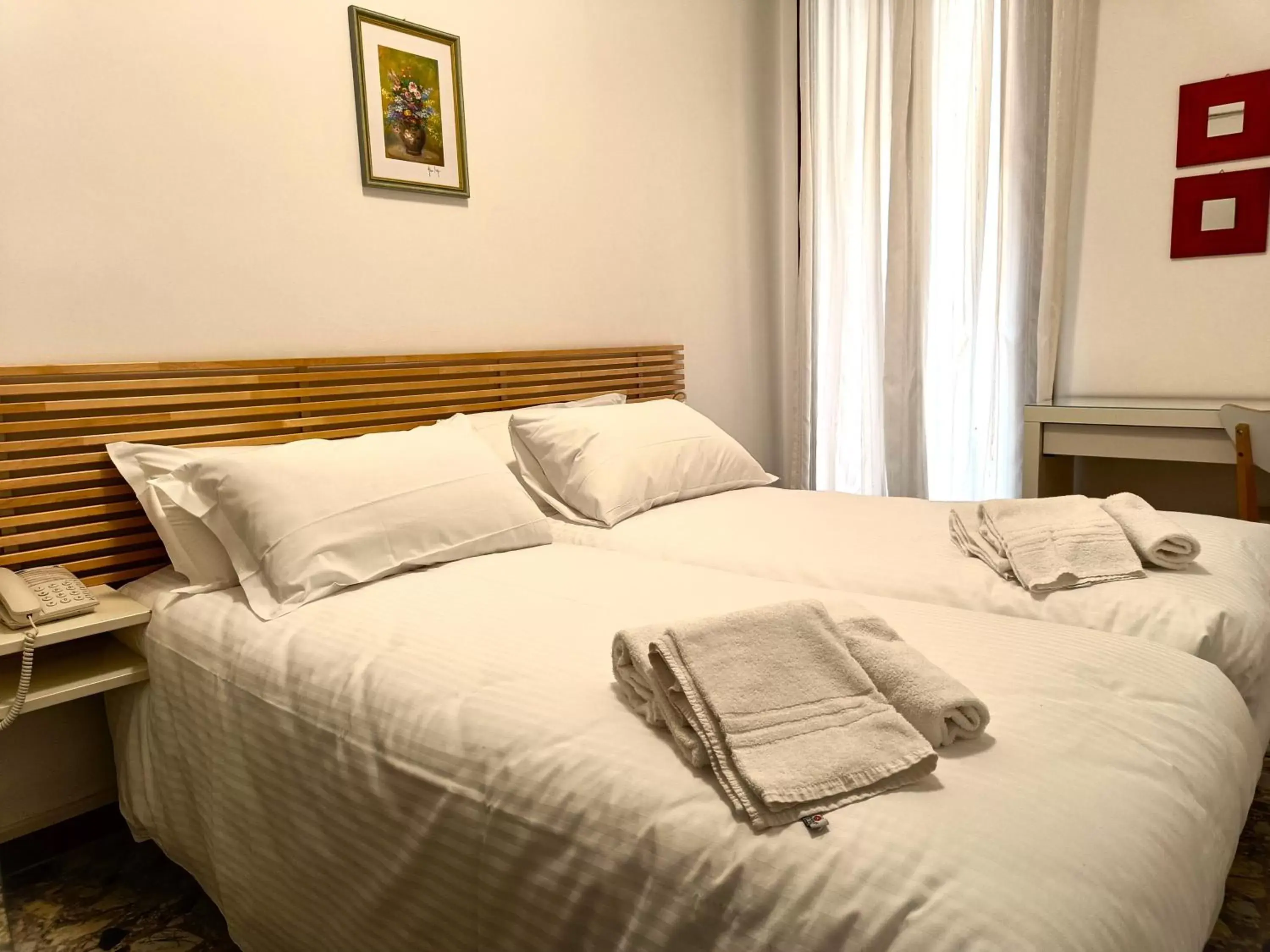 Bed in Hotel Guerrini