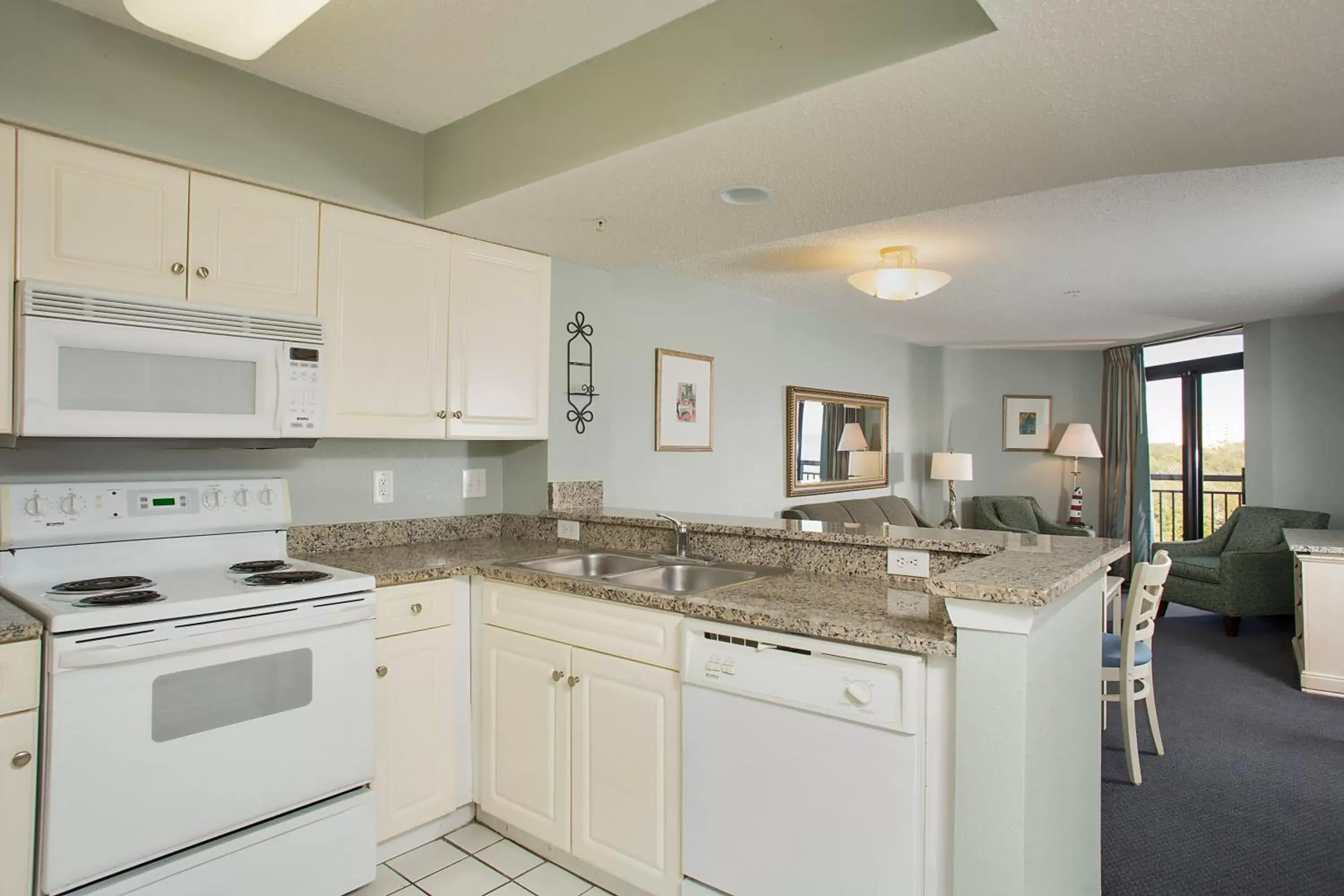 Kitchen or kitchenette in Grande Shores Ocean Resorts Condominiums