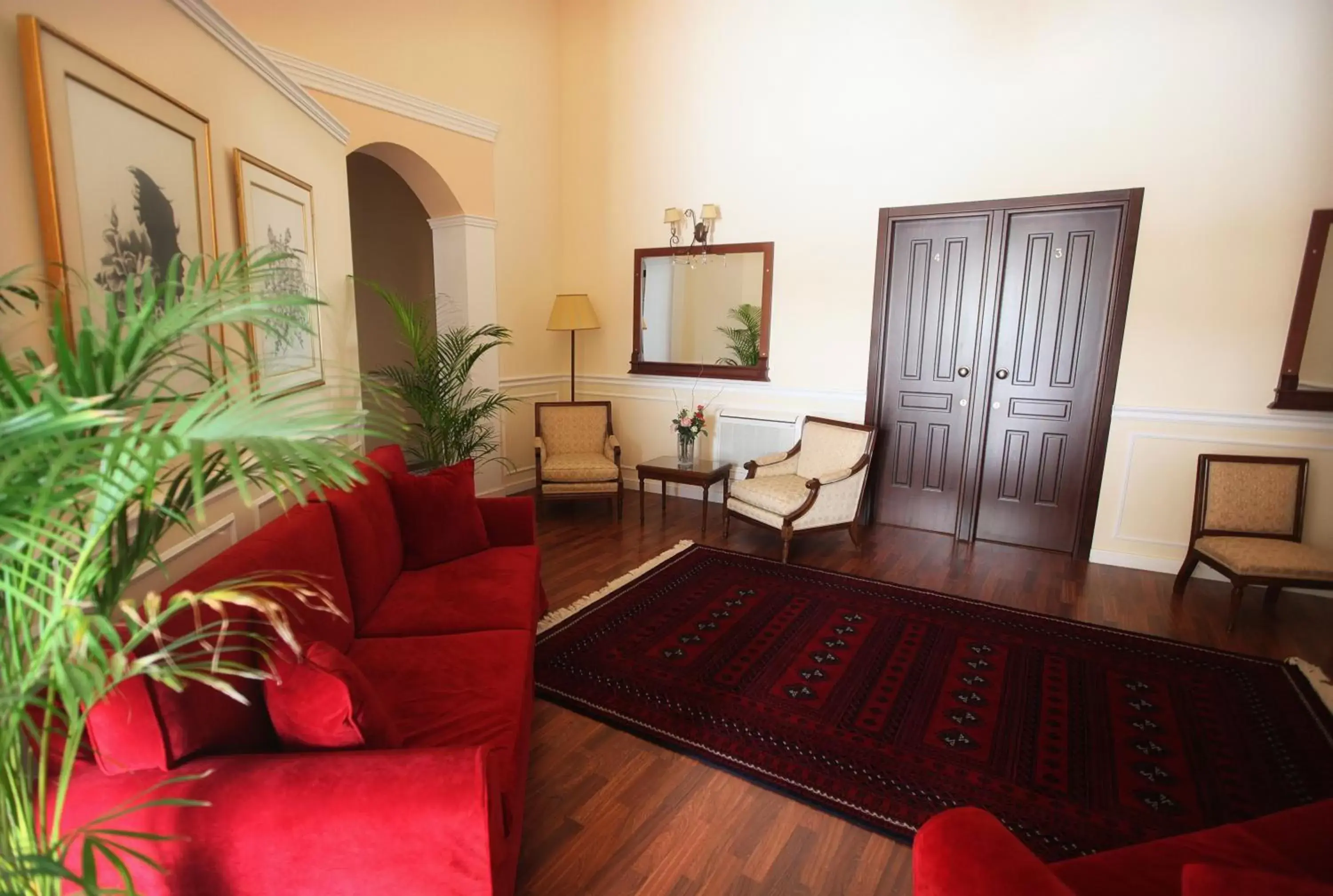 Living room, Seating Area in Hotel Aktaion Syros