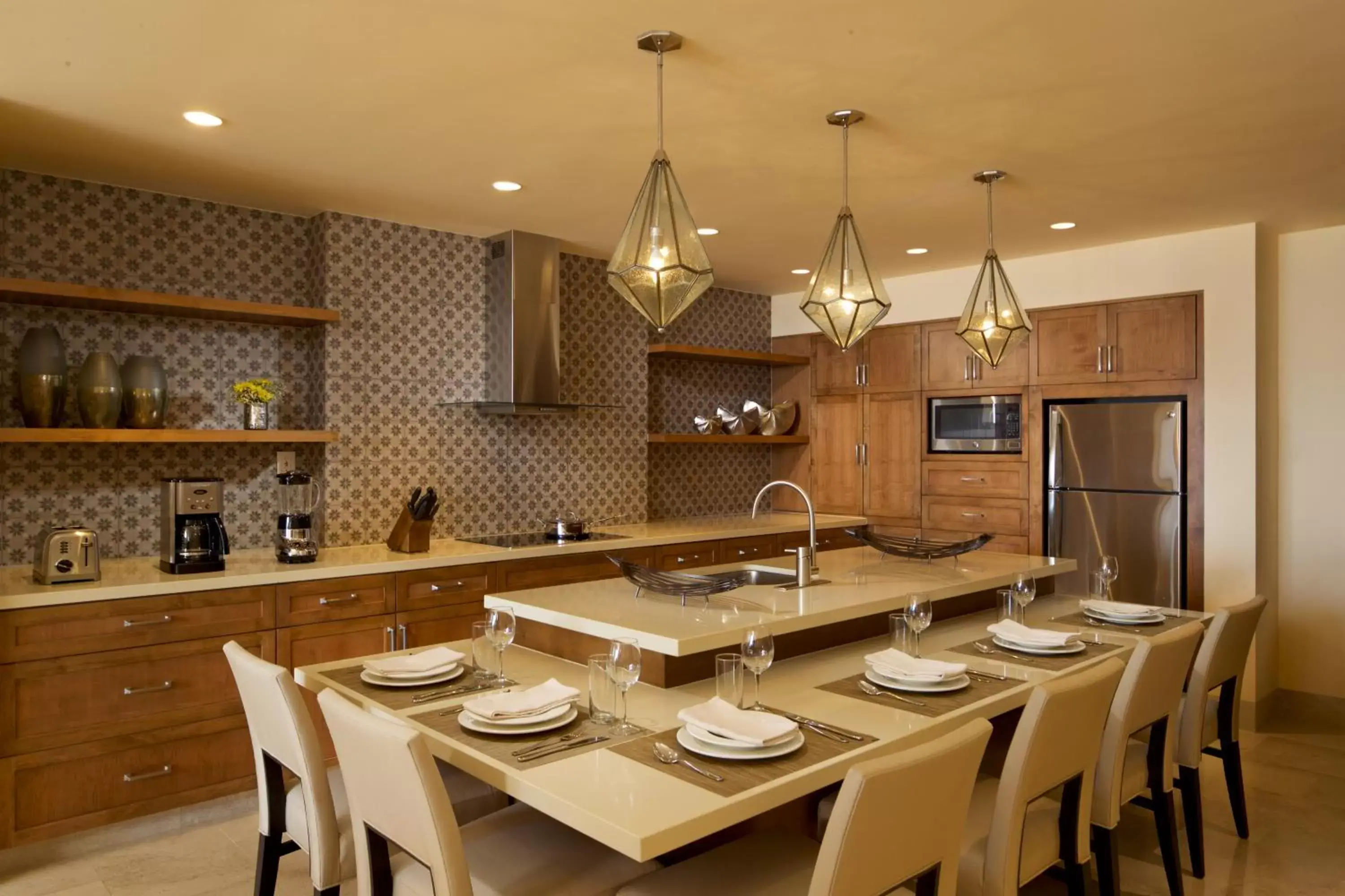 Kitchen or kitchenette, Restaurant/Places to Eat in Grand Solmar Pacific Dunes Resort, Golf & Spa