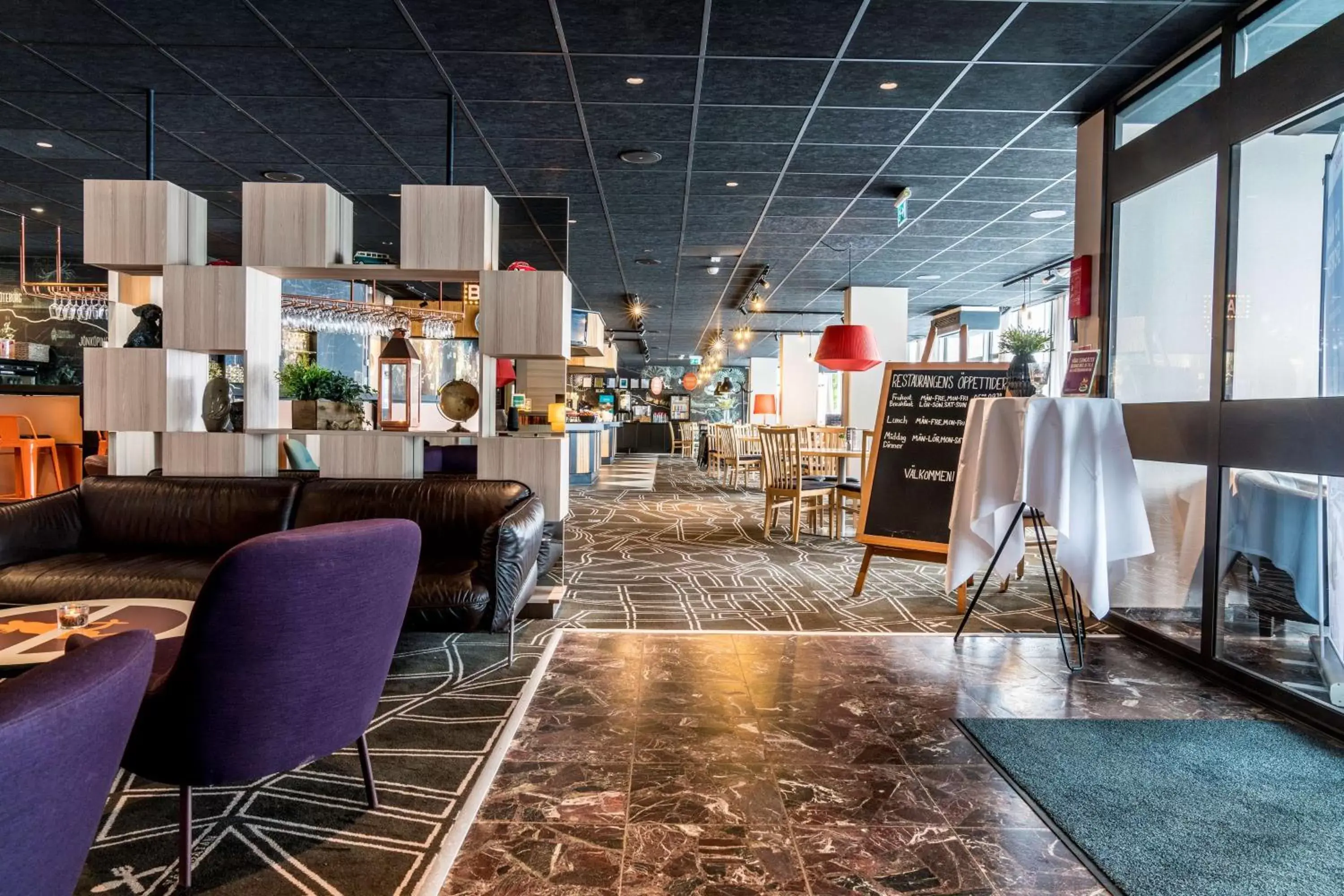 Lobby or reception, Restaurant/Places to Eat in Scandic Umeå Syd