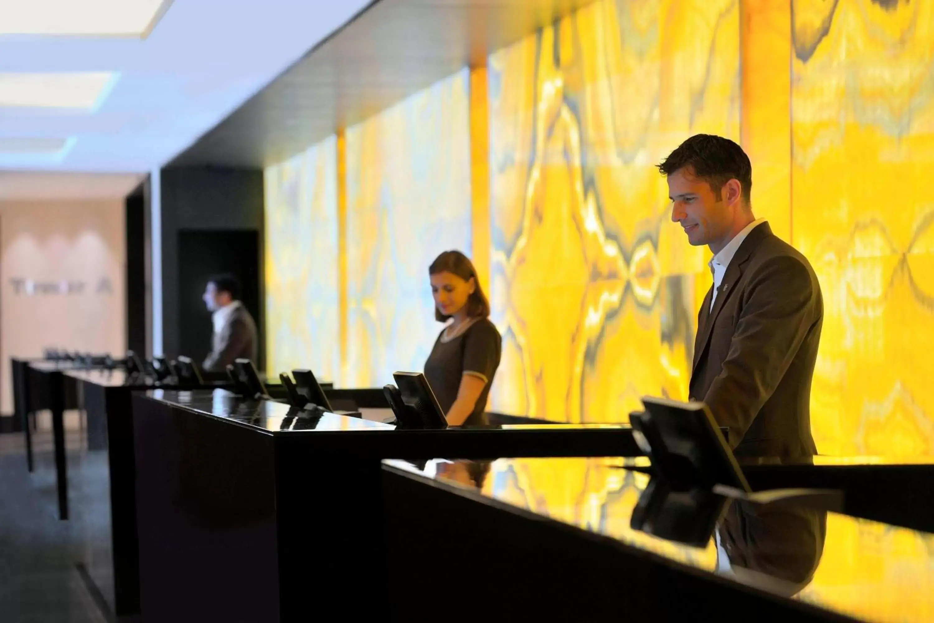 Lobby or reception in JW Marriott Marquis Hotel Dubai