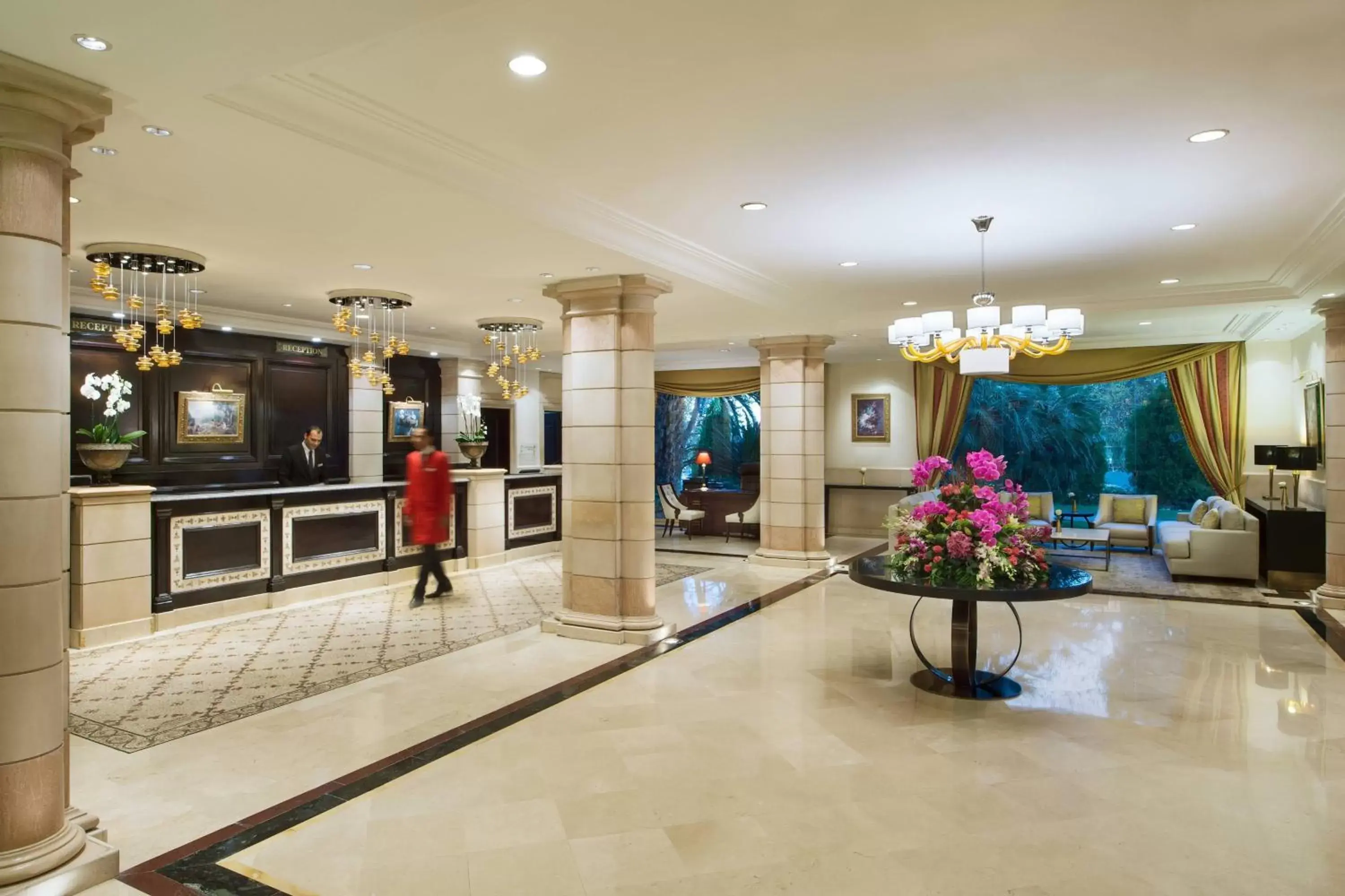 Property building, Lobby/Reception in Amman Marriott Hotel