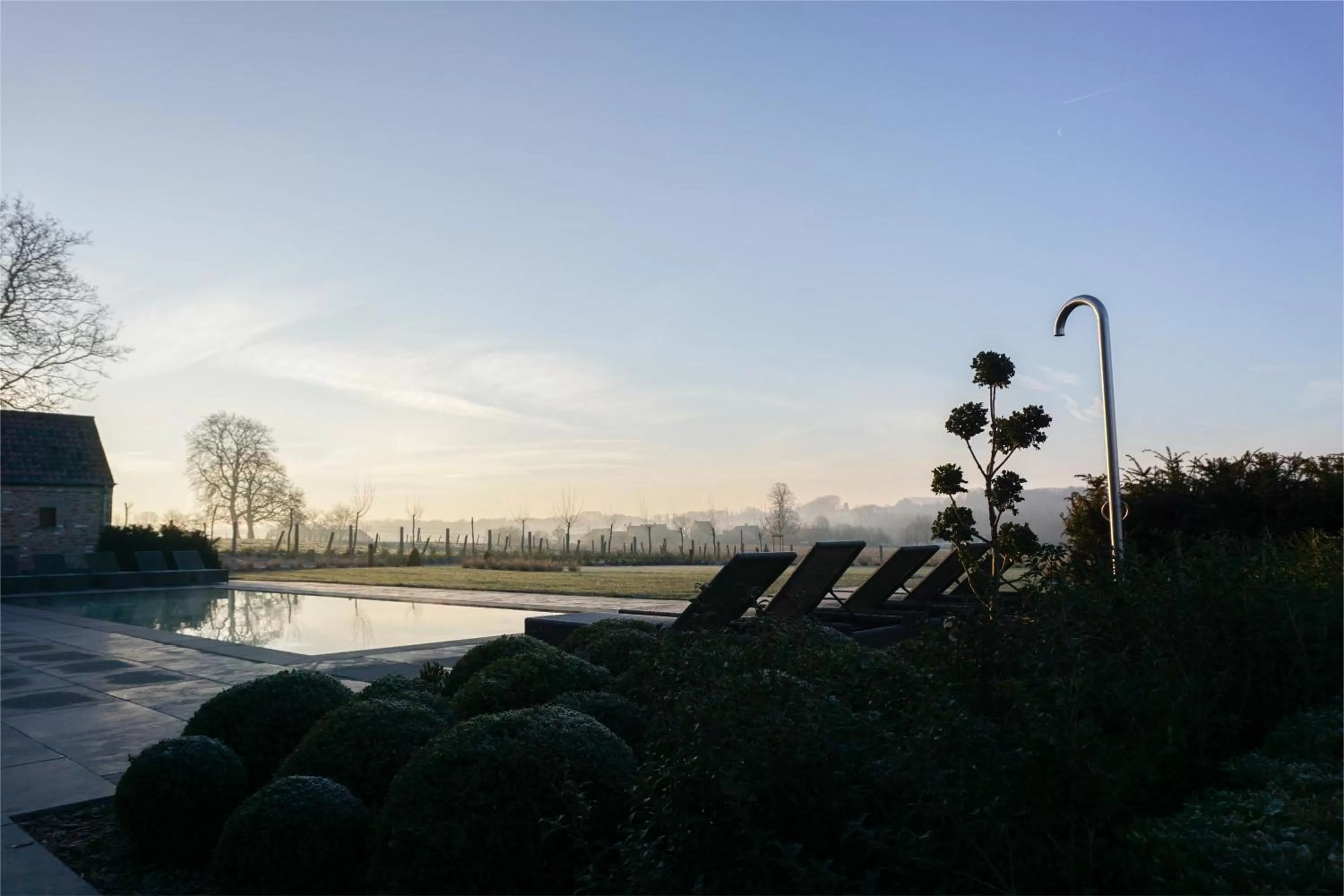 Pool view in Boutique Hotel De Brakelhoen
