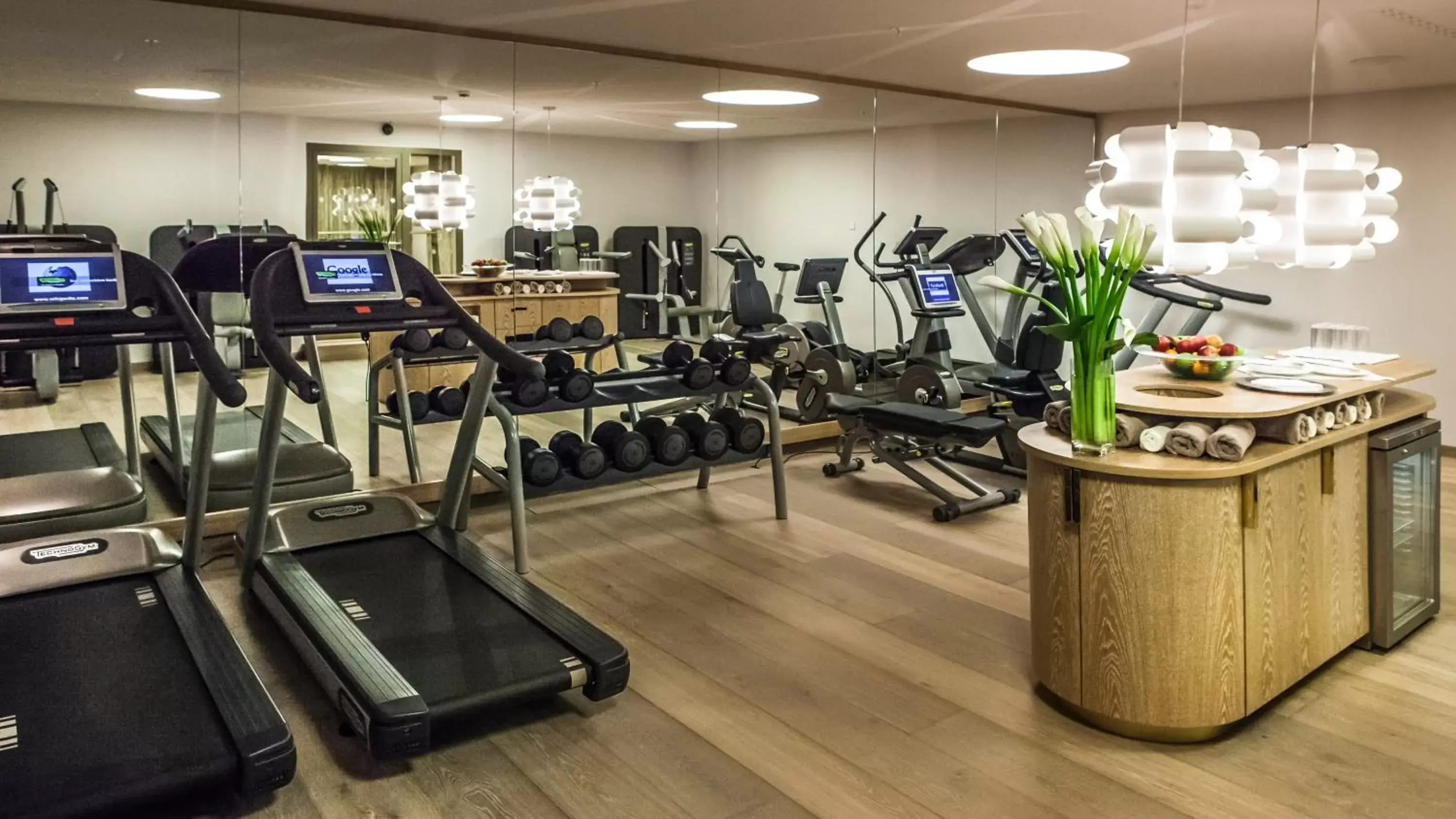 Fitness centre/facilities in AlpenGold Hotel Davos