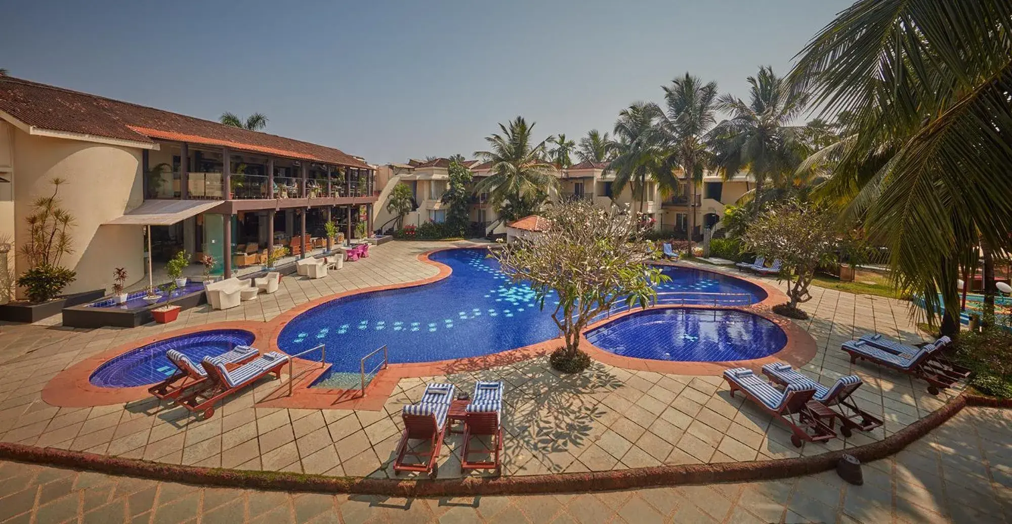 Swimming pool, Pool View in Royal Orchid Beach Resort & Spa, Utorda Beach Goa