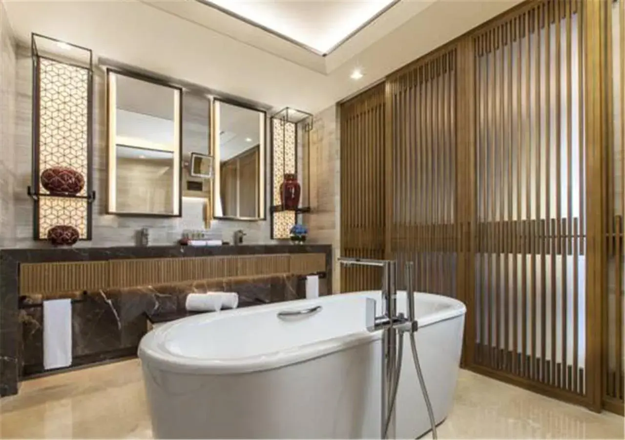 Shower, Bathroom in Ascott Riverside Garden Beijing