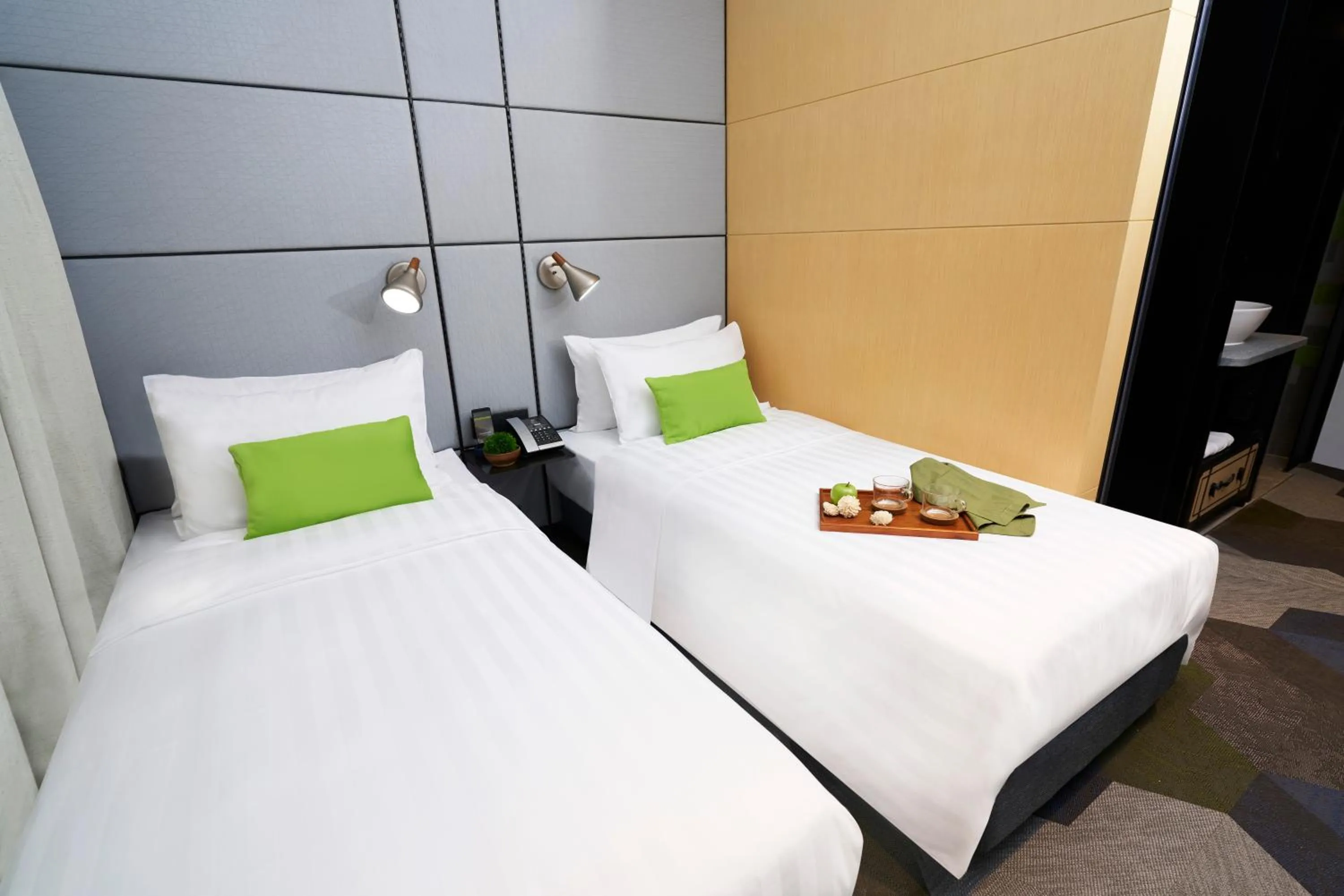 Bed in Hotel Ease Access Tsuen Wan