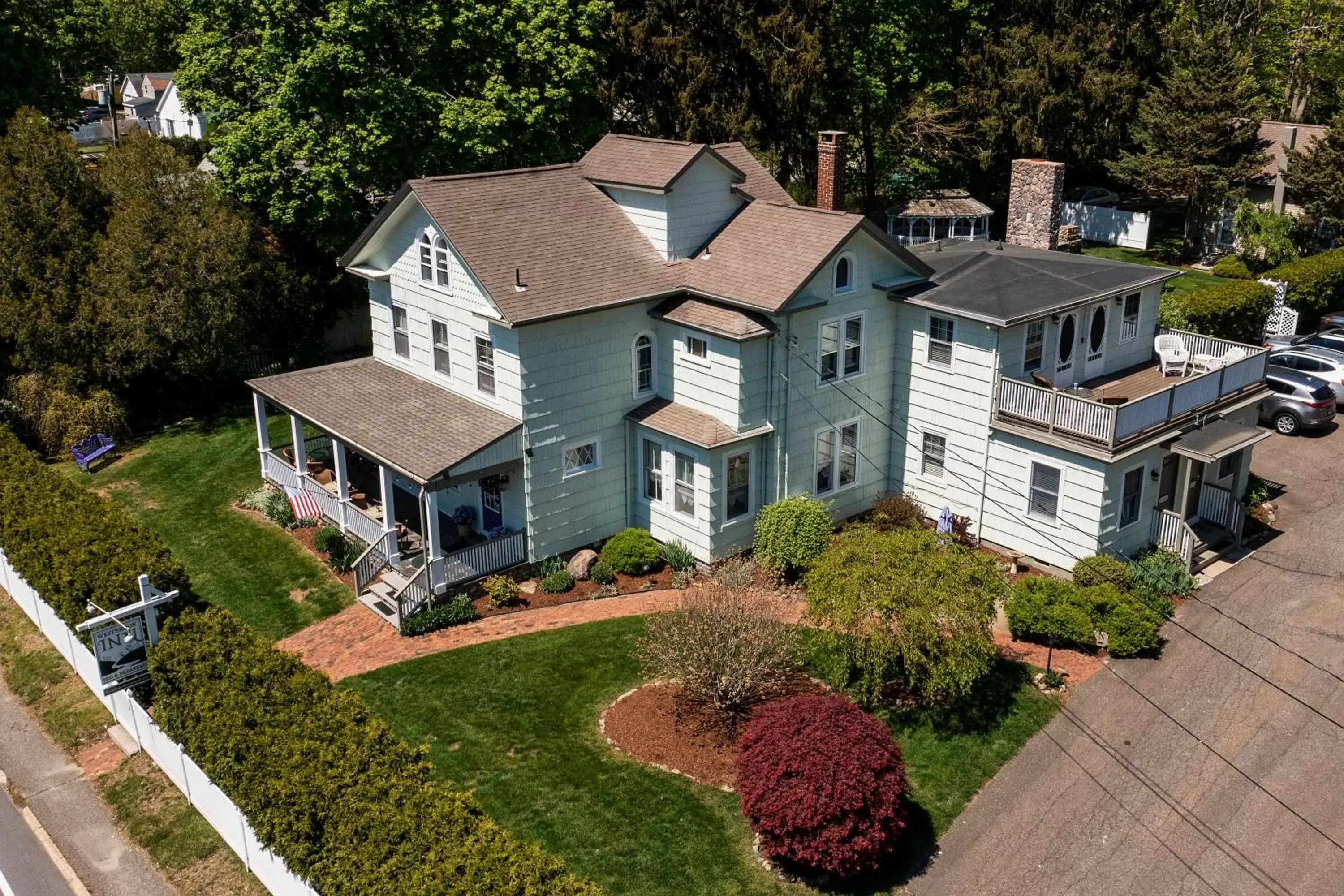 Property building, Bird's-eye View in Westbrook Inn Bed and Breakfast