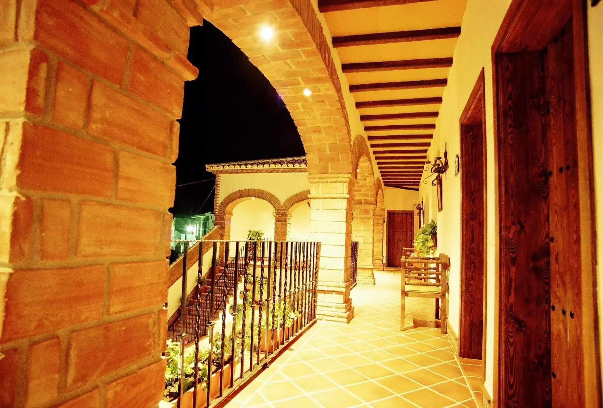Night, Balcony/Terrace in Hotel Rural Andalucia