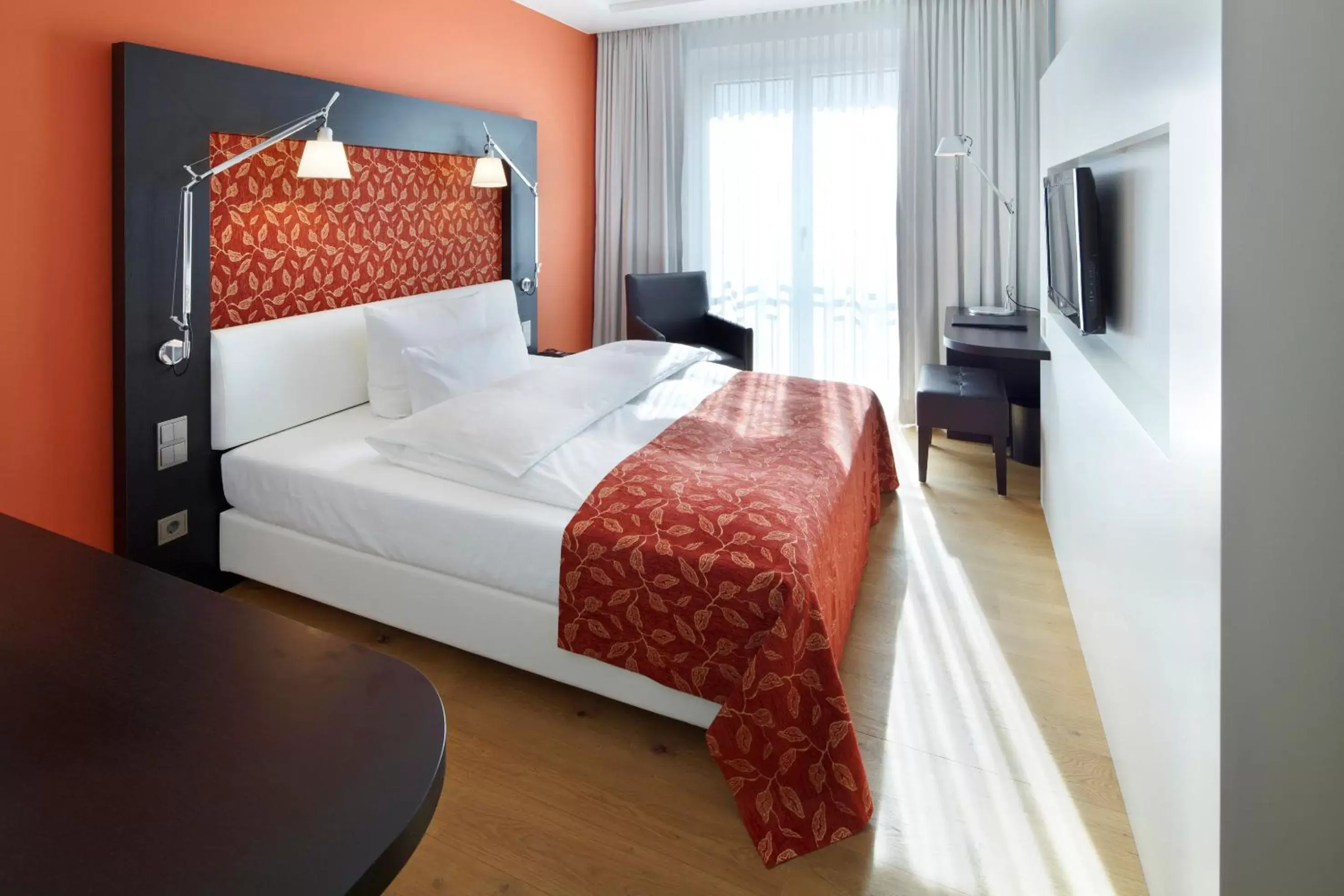 Bed in Parkhotel Stuttgart Messe-Airport