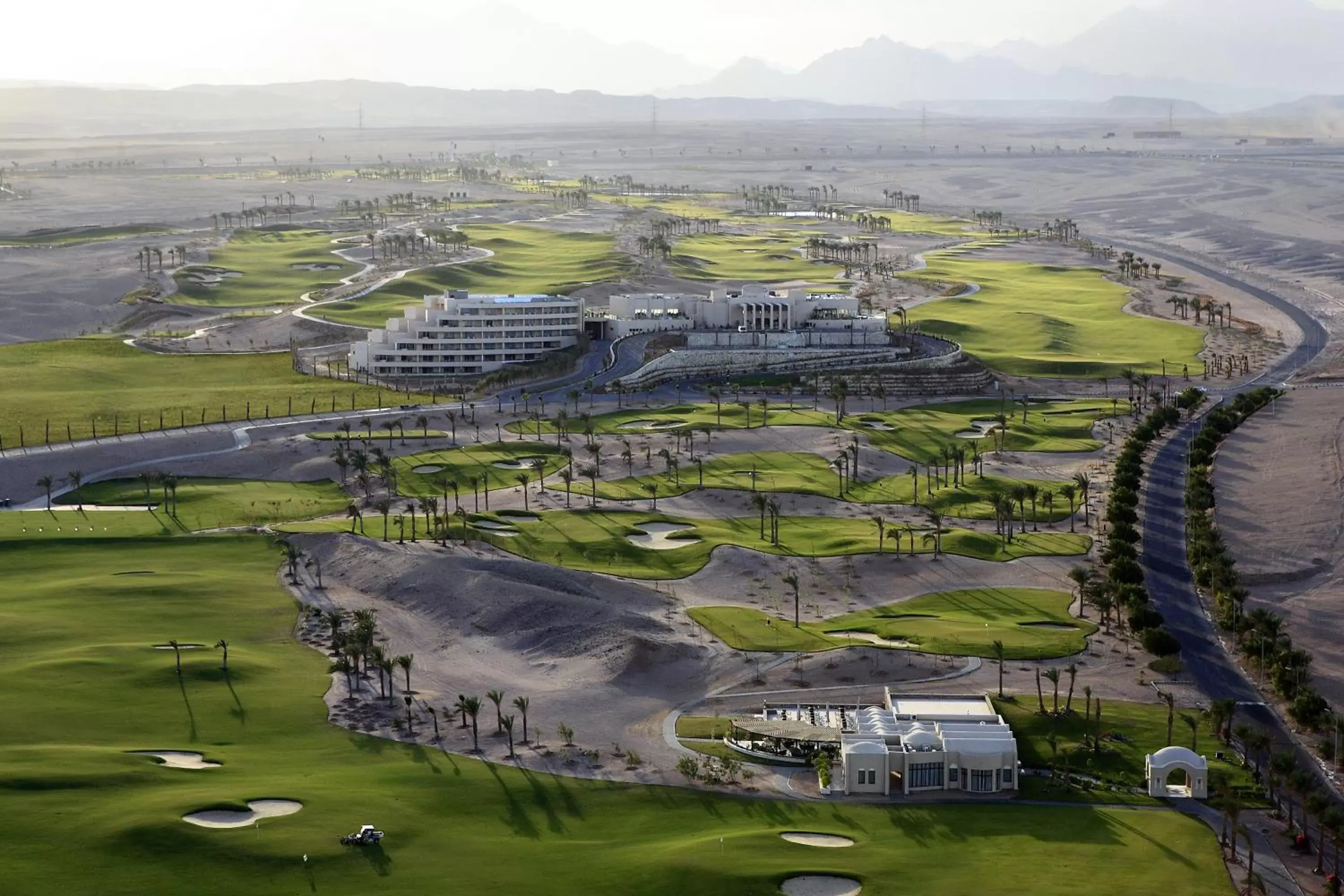 Golfcourse, Bird's-eye View in Jaz Makadi Star & Spa