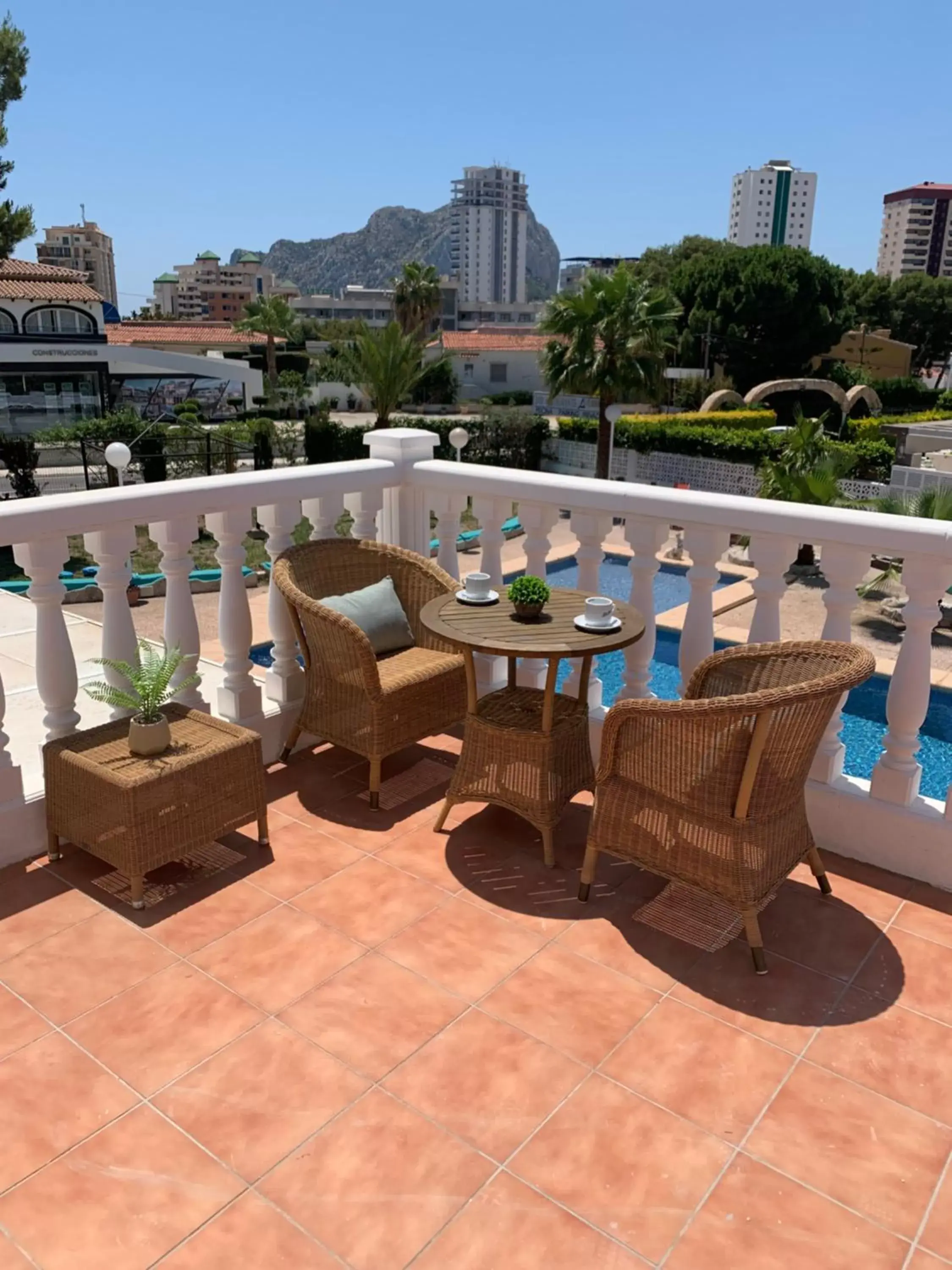 Balcony/Terrace in Casa los Pinos Calpe Playa