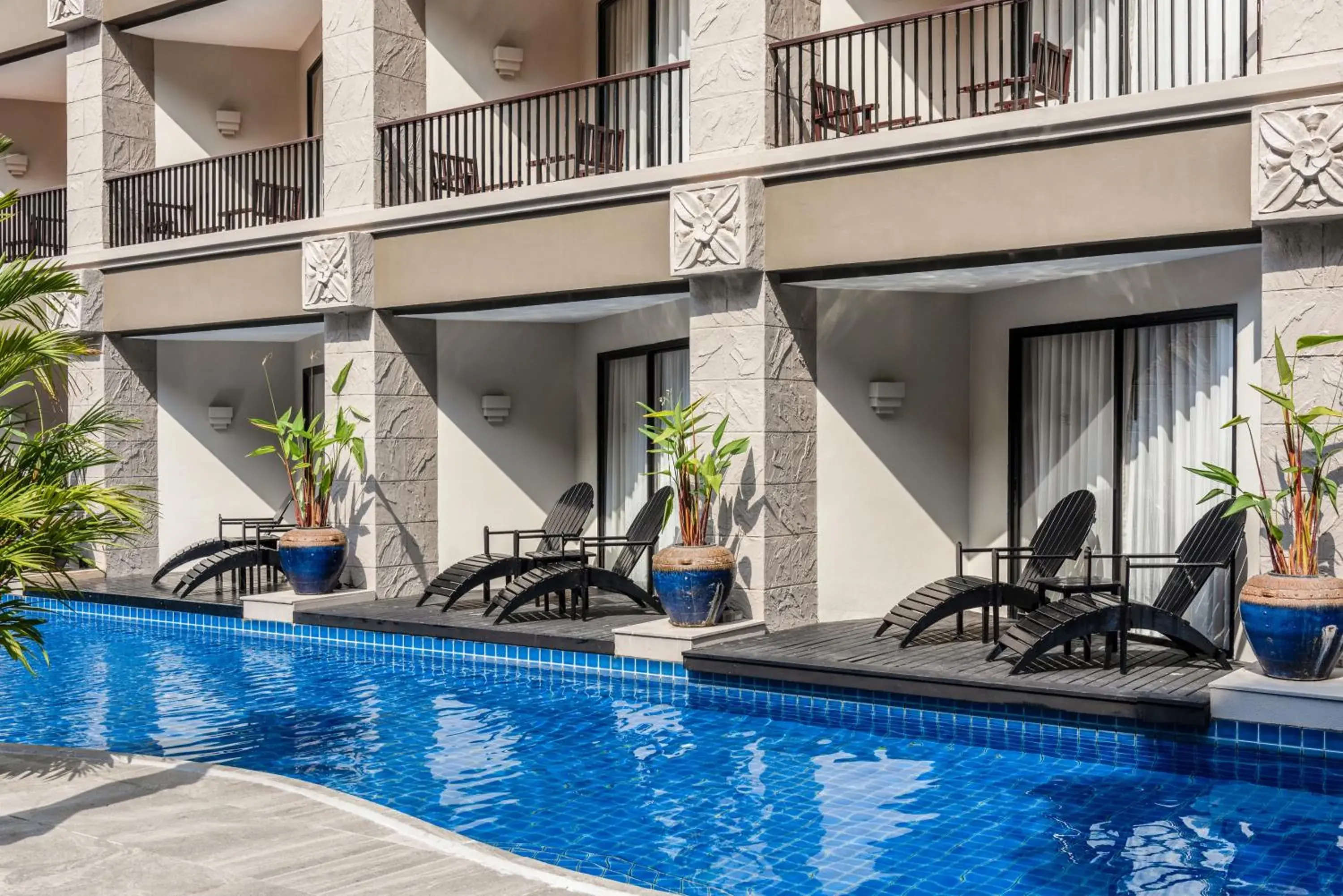 Balcony/Terrace, Swimming Pool in Garden Cliff Resort And Spa - SHA Extra Plus