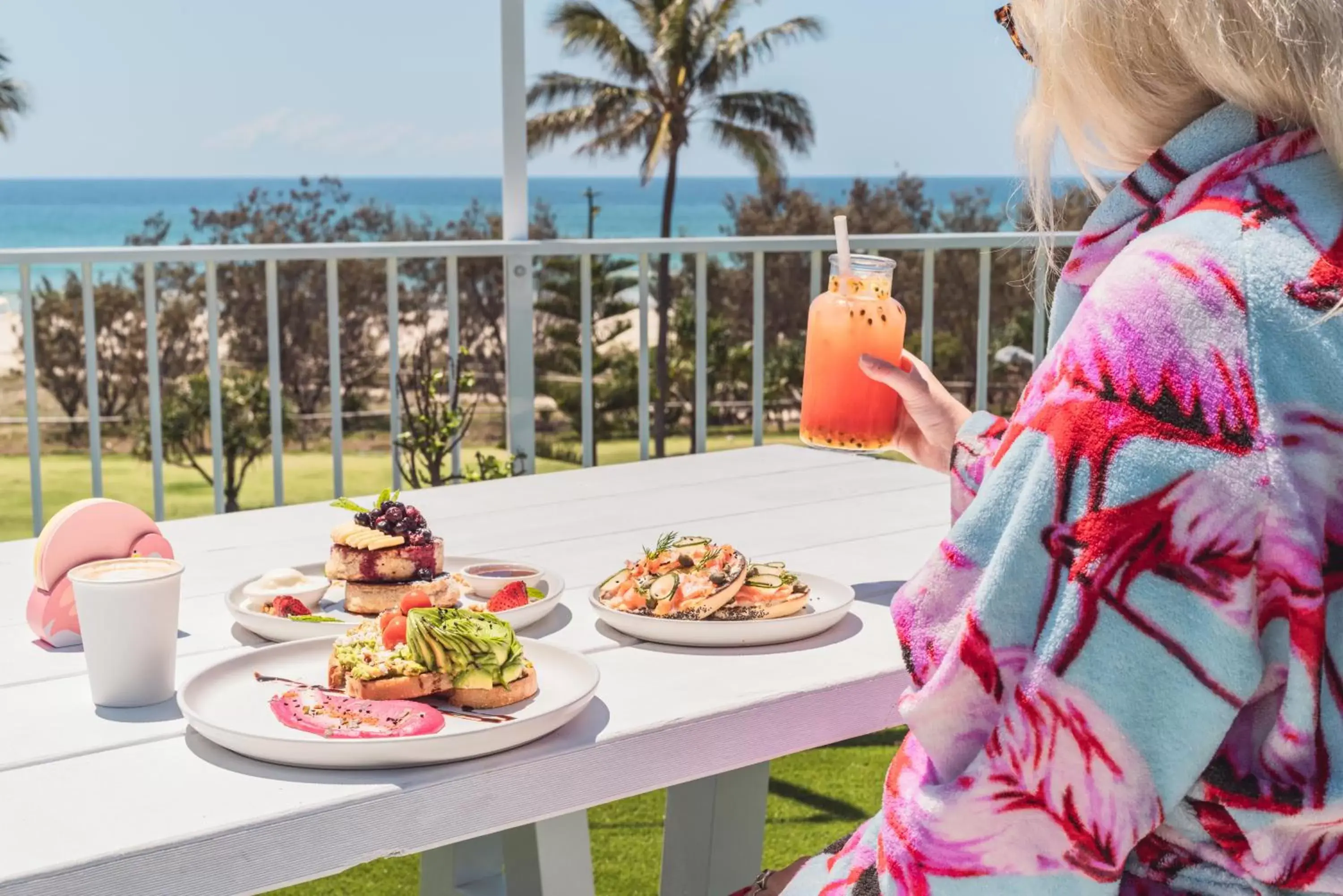 Breakfast in The Pink Hotel Coolangatta