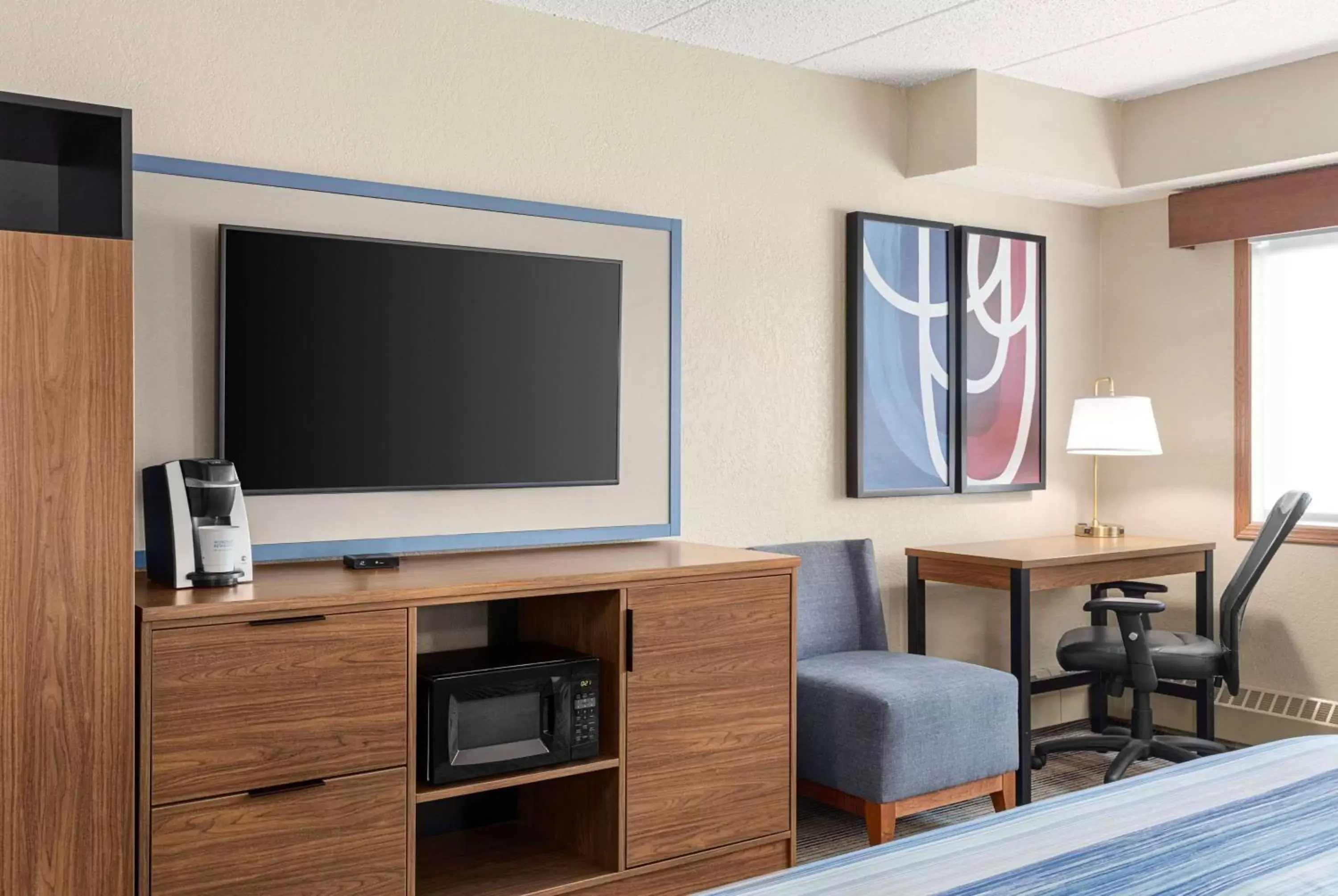 Photo of the whole room, TV/Entertainment Center in AmericInn by Wyndham Roseau