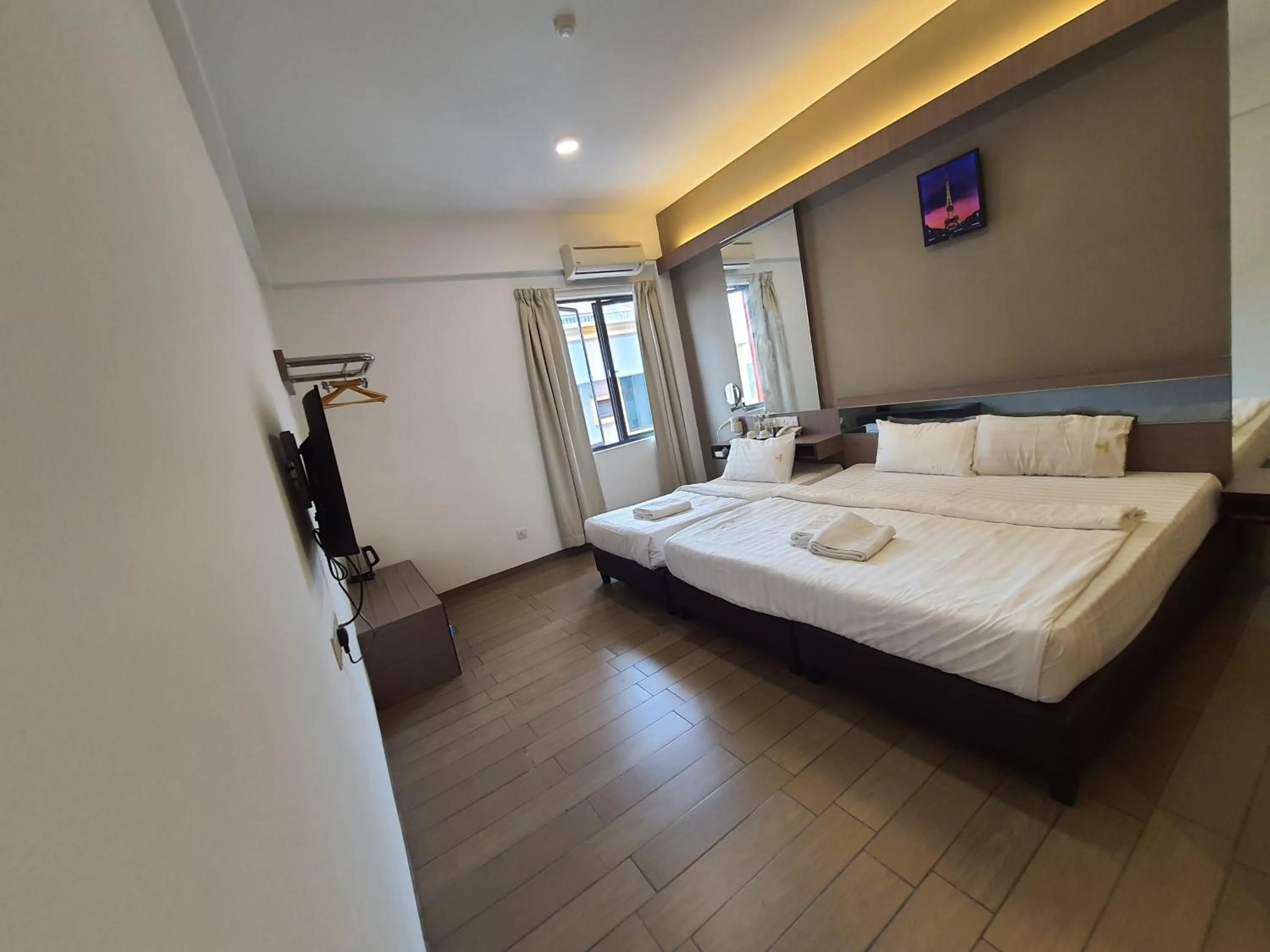 Bed in Hotel Golden View Nilai