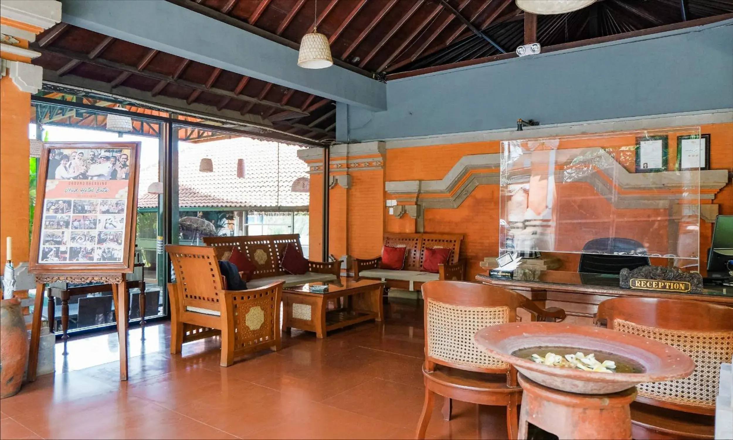 Lobby or reception, Restaurant/Places to Eat in Ubud Hotel and Cottages