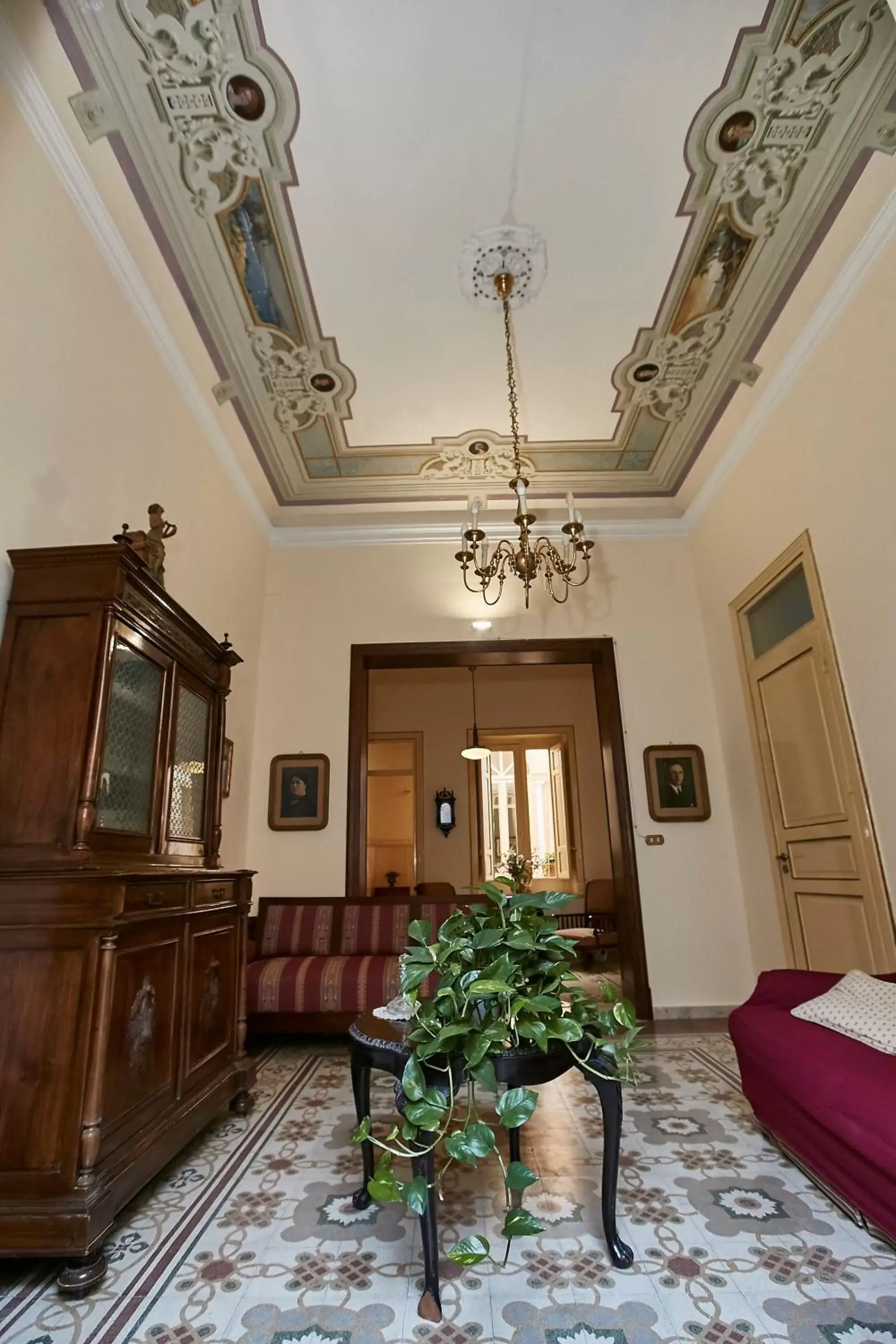 Living room, Lobby/Reception in Dimora La Commare