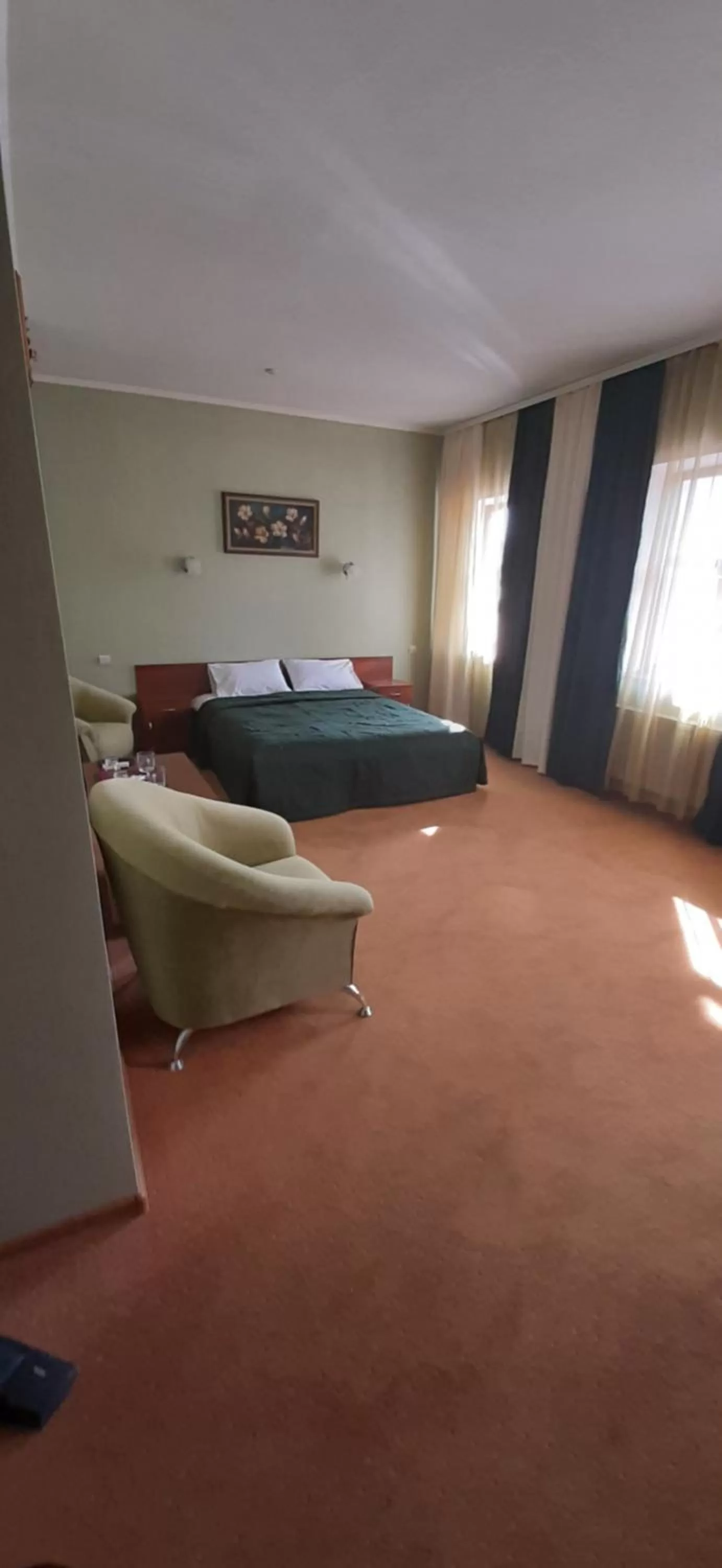 Bed in Stara Vezha Hotel