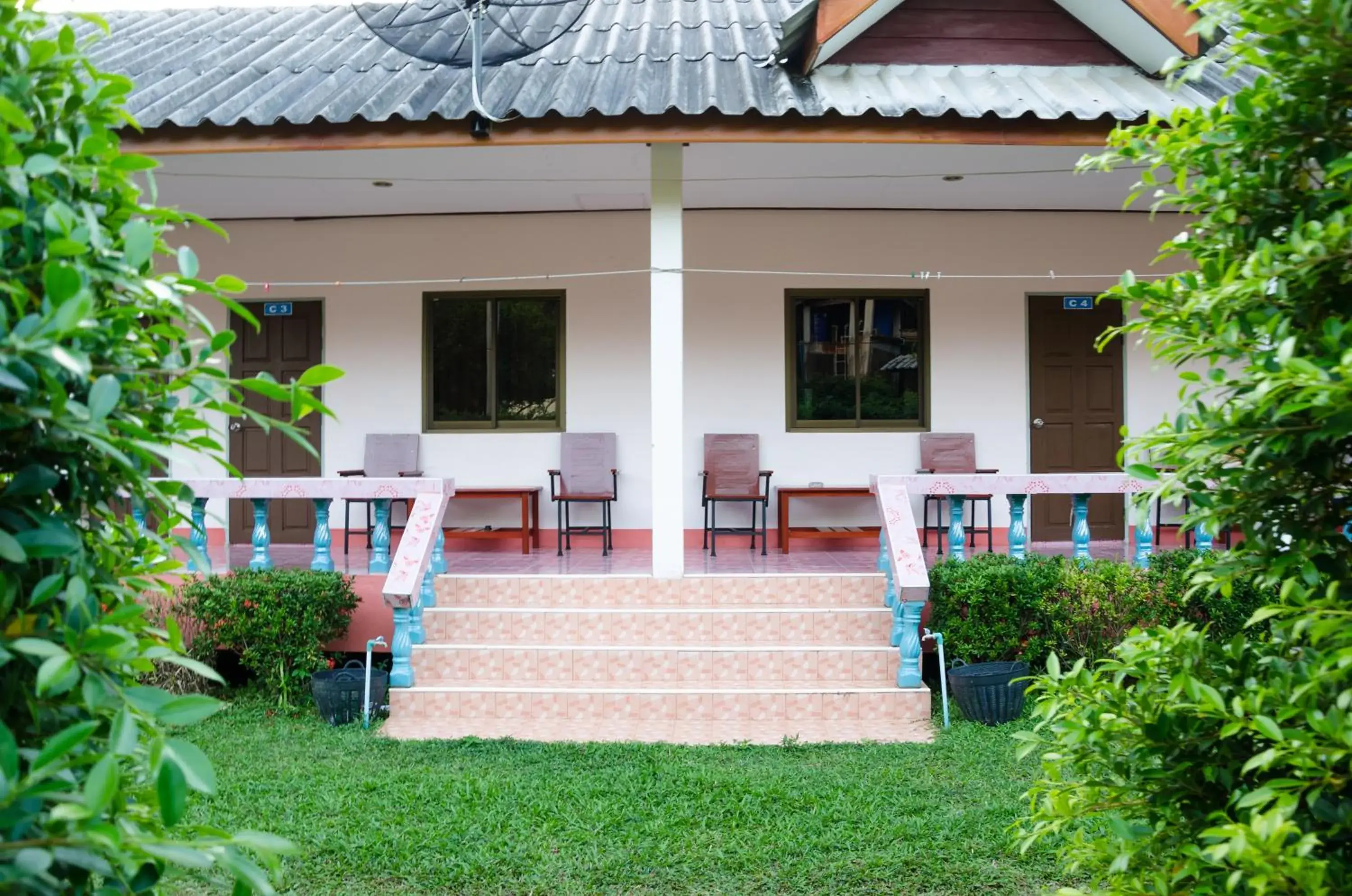 Balcony/Terrace, Property Building in Nature Beach Resort, Koh Lanta