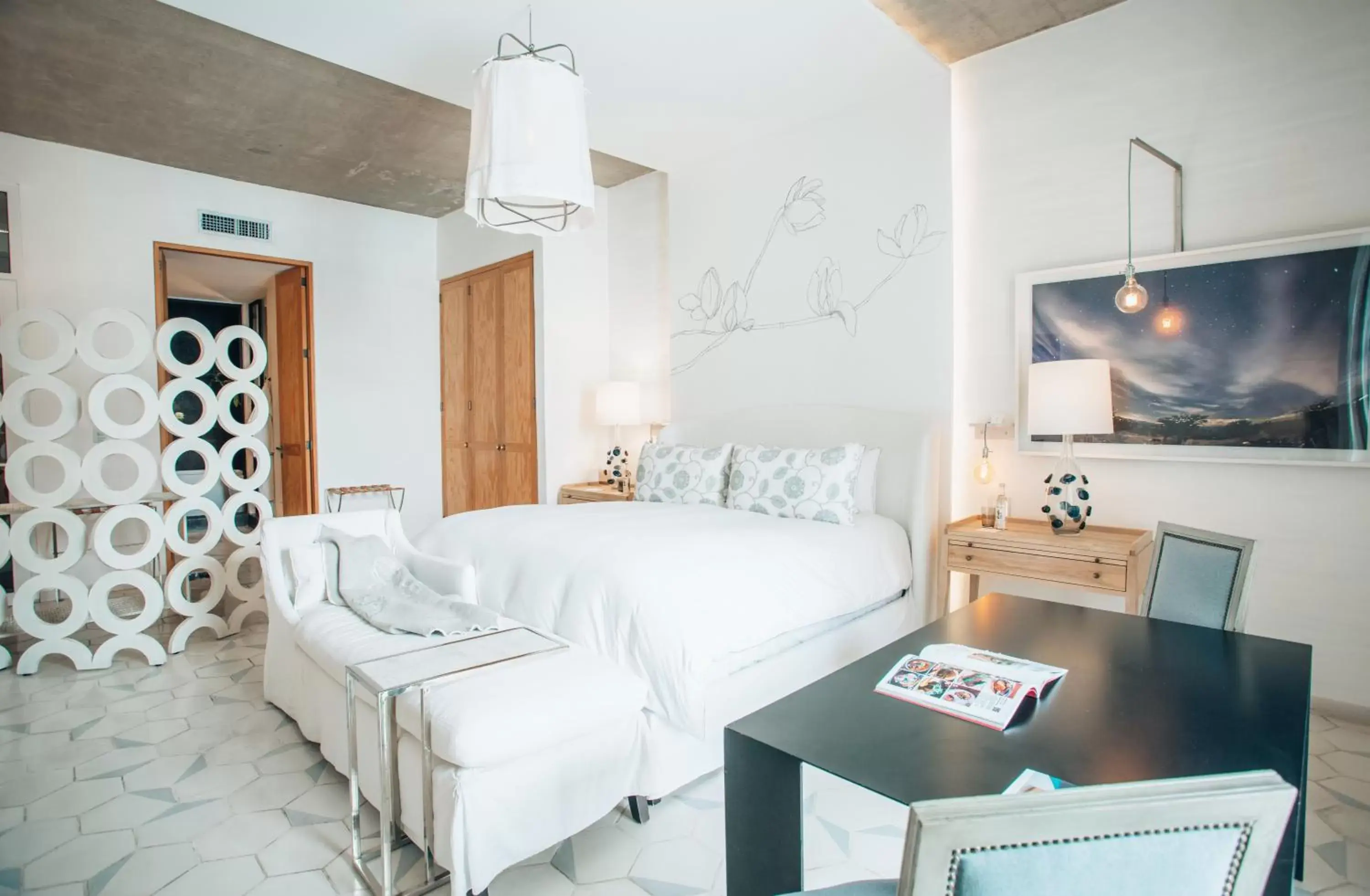 Living room, Bed in LOtel-Casa Arca