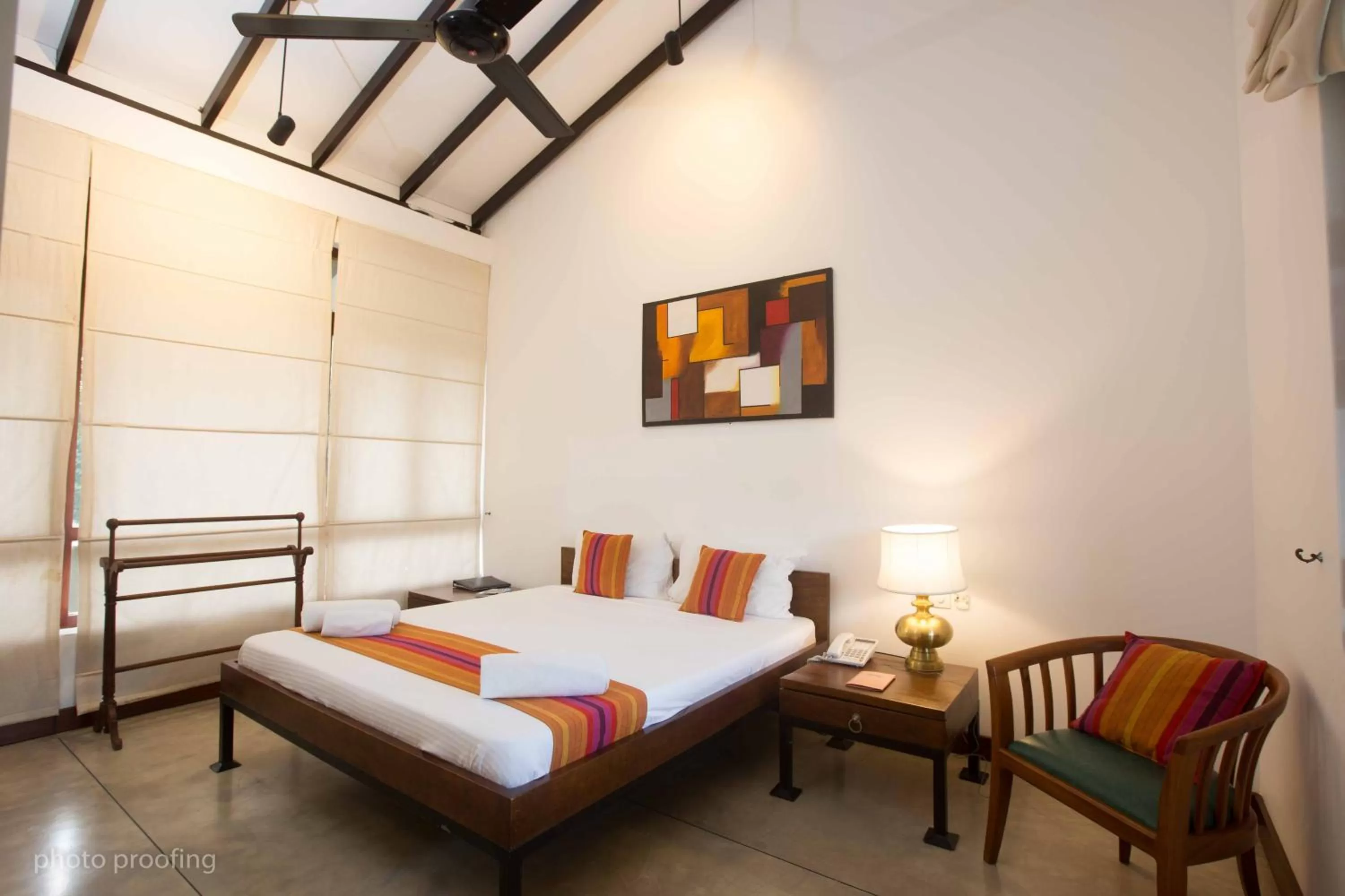 Bed in Jaffna Heritage Hotel