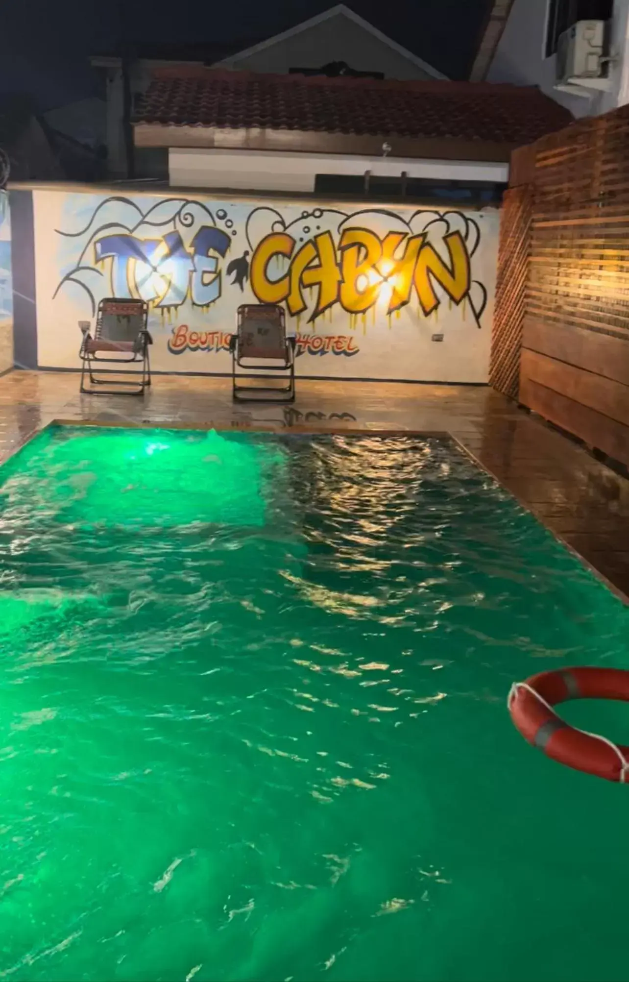 Swimming pool in The Cabyn Swimming pool in The Cabyn