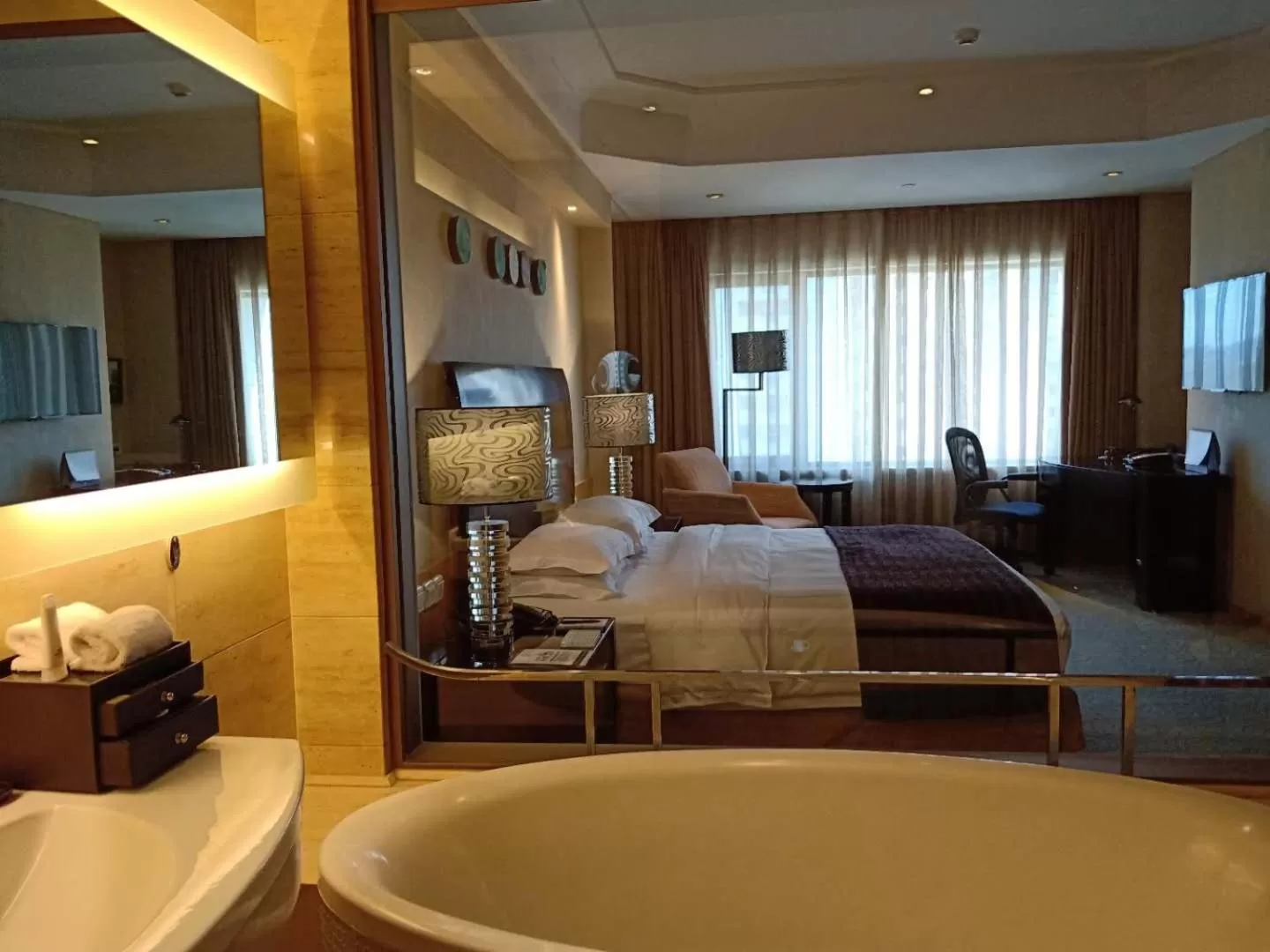 Photo of the whole room, Bed in Marco Polo Parkside, Beijing