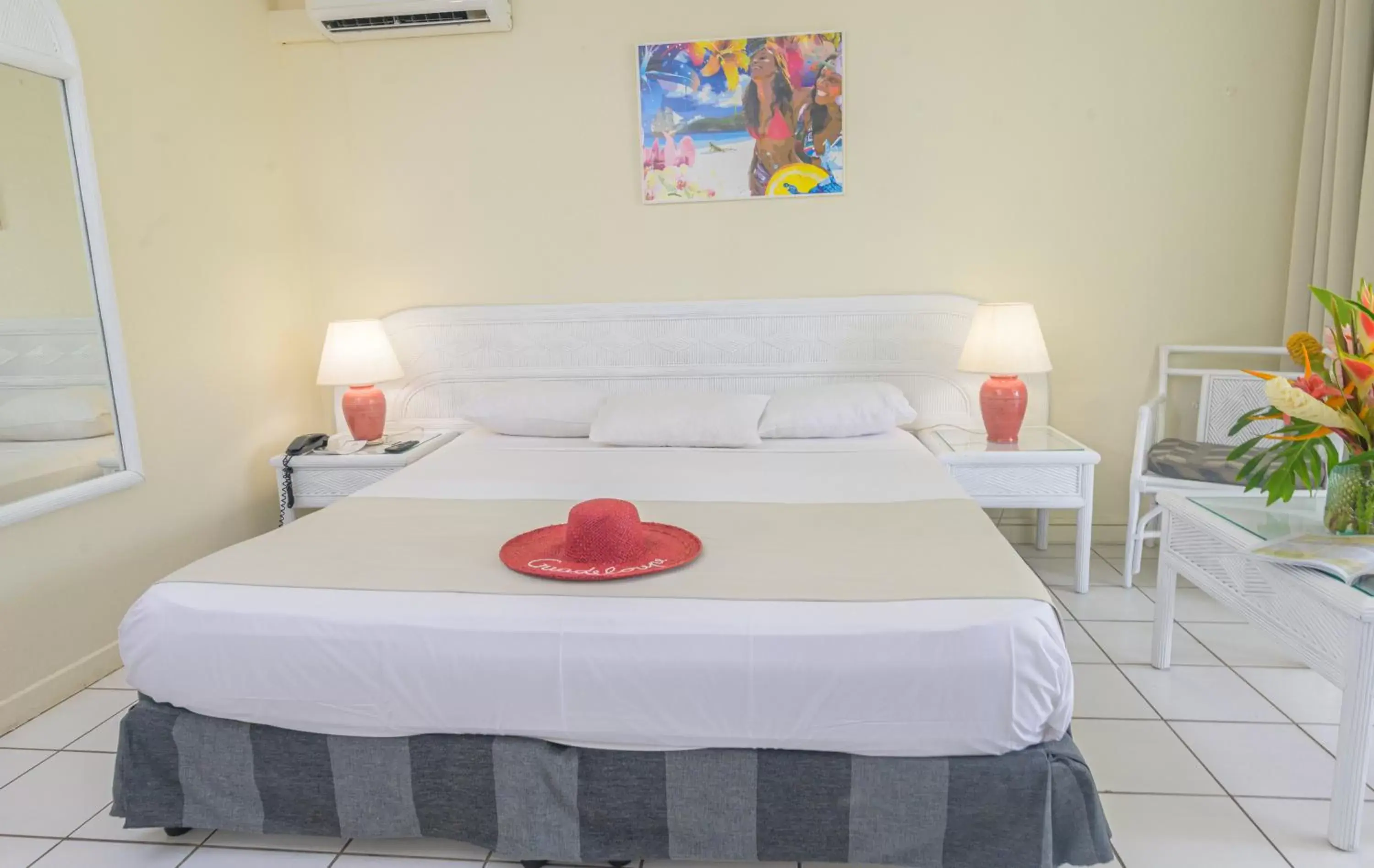Bed in Canella Beach Hotel