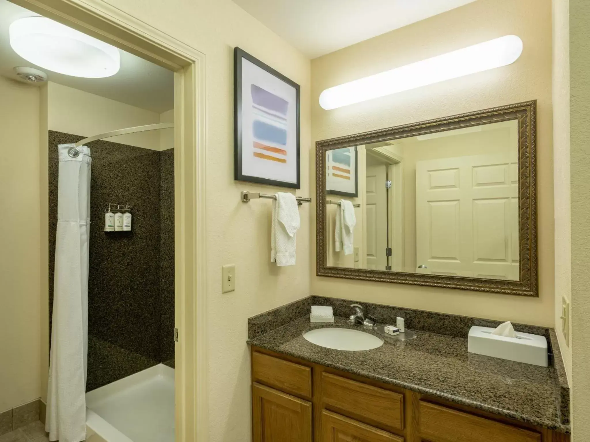 Bathroom in Staybridge Suites Milwaukee Airport South, an IHG Hotel