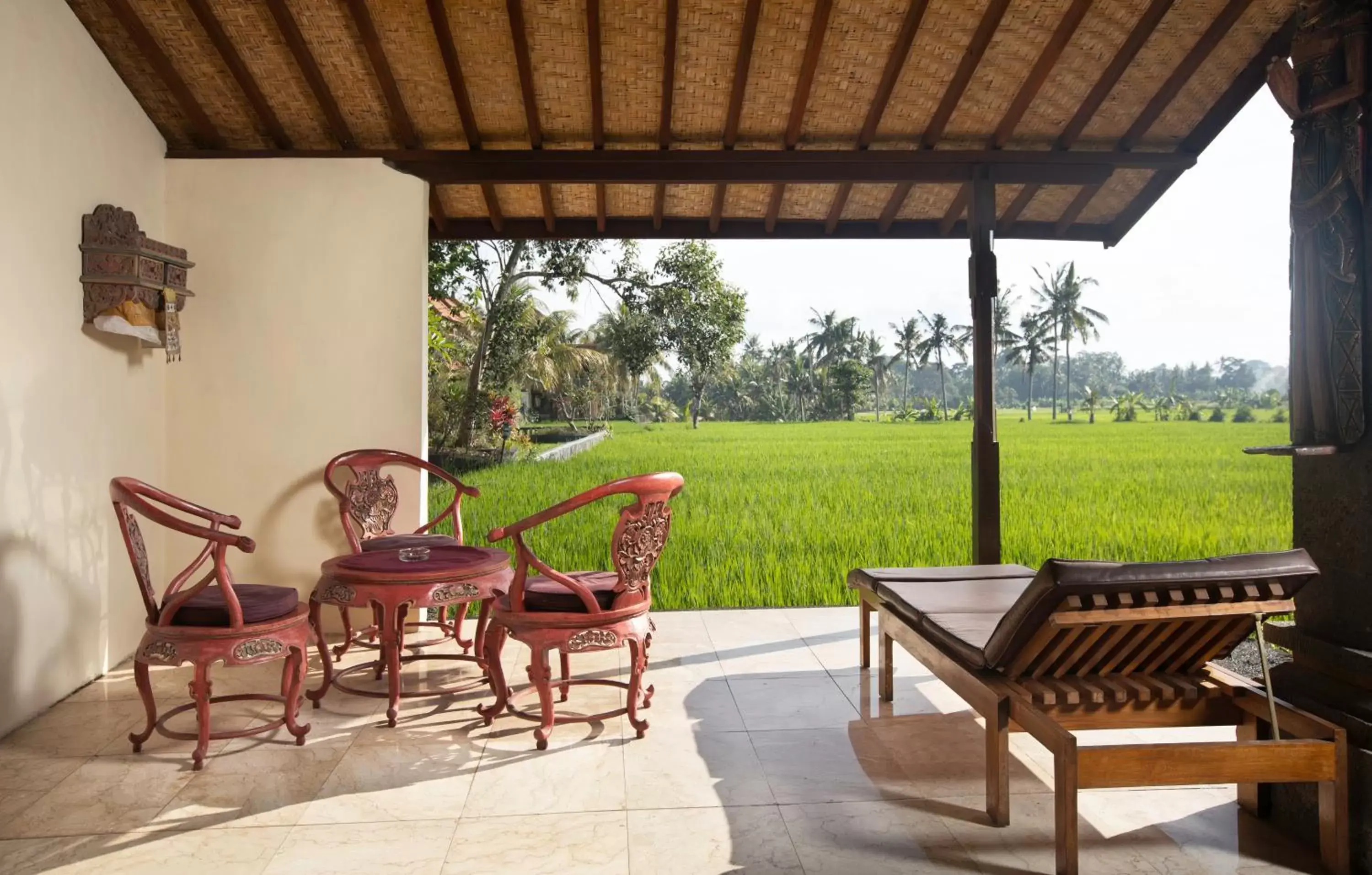 Balcony/Terrace in Green Field Hotel and Restaurant