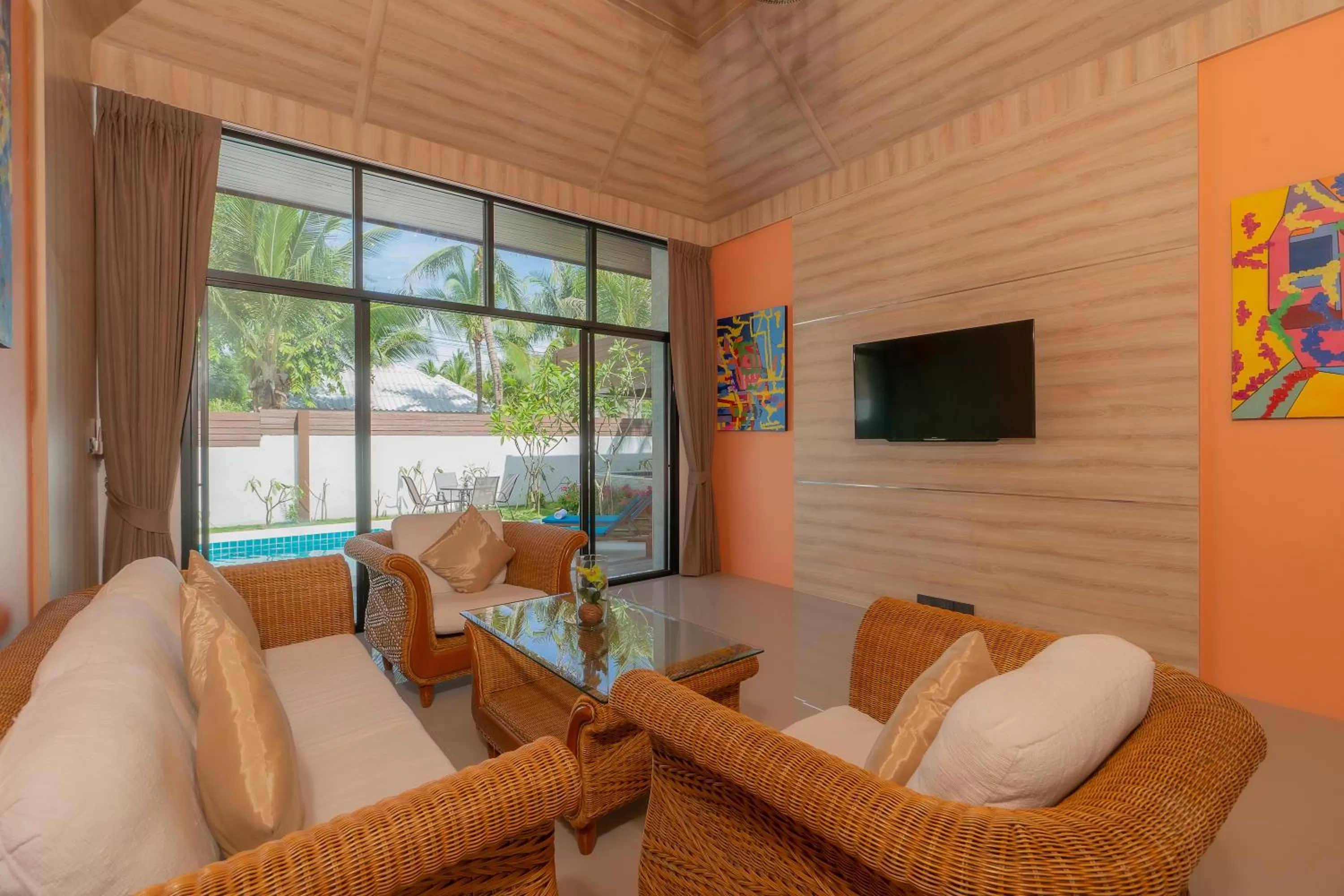 Living room in Dhevan Dara Resort & Spa Hua Hin - Pool Villa