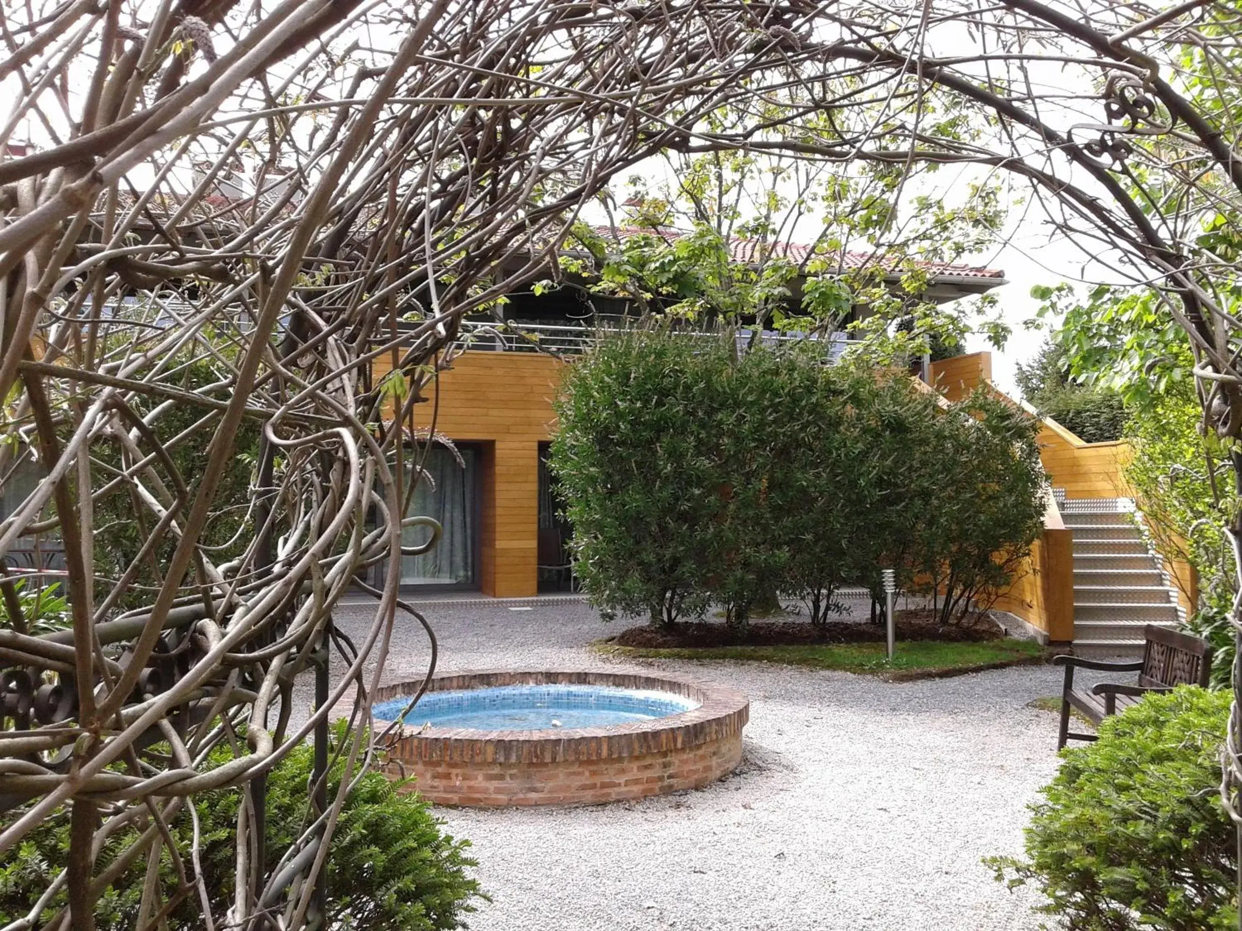 Property building, Garden in Casona de la Paca Apartments
