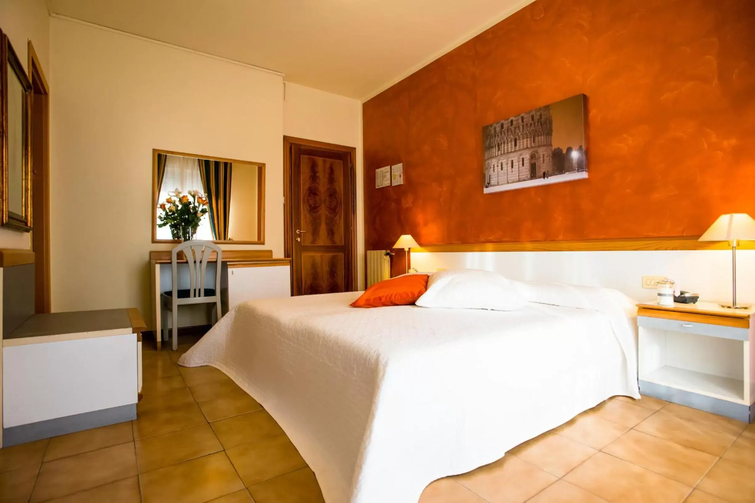 Bedroom, Bed in Hotel Roma