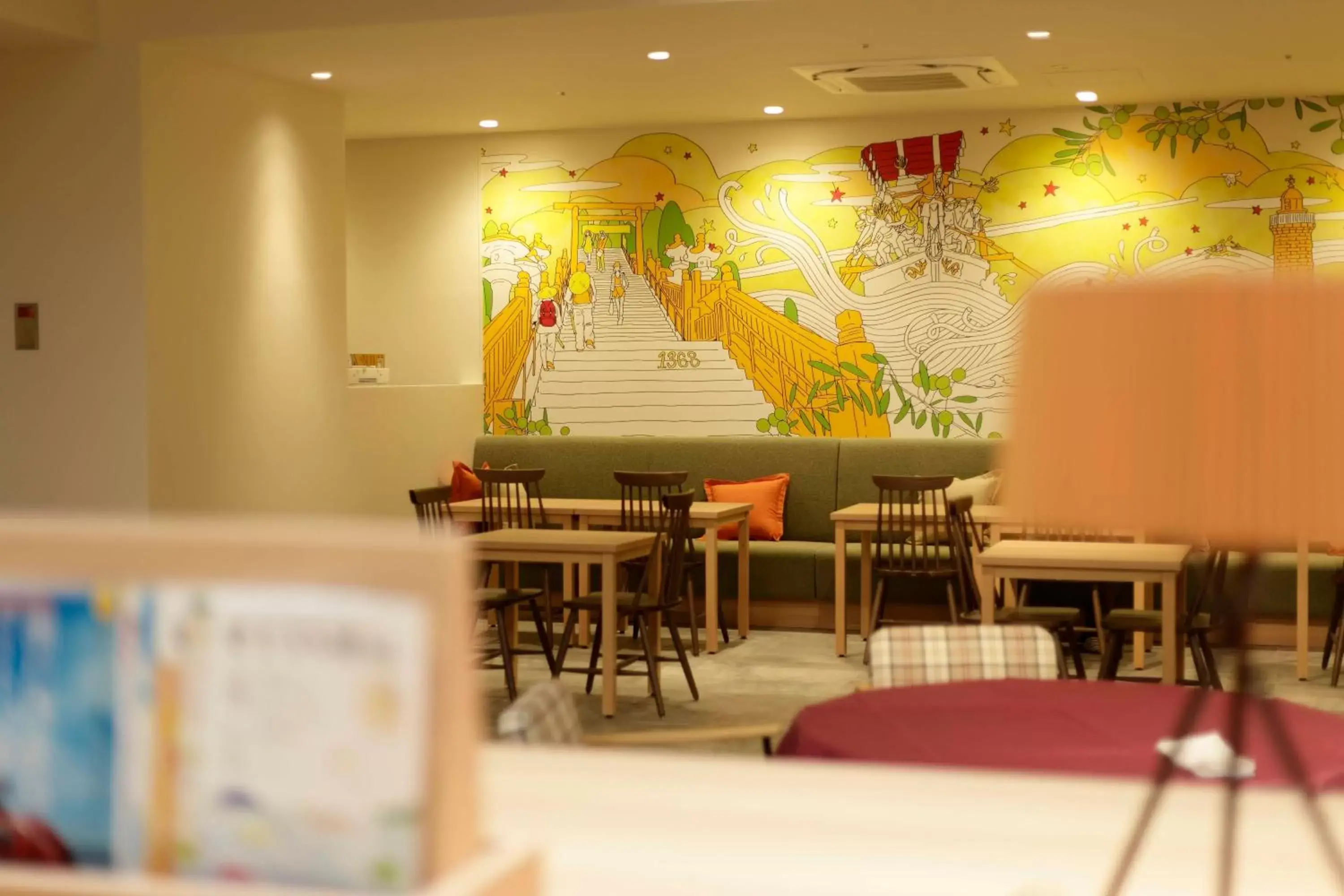 Communal lounge/ TV room, Restaurant/Places to Eat in WeBase TAKAMATSU