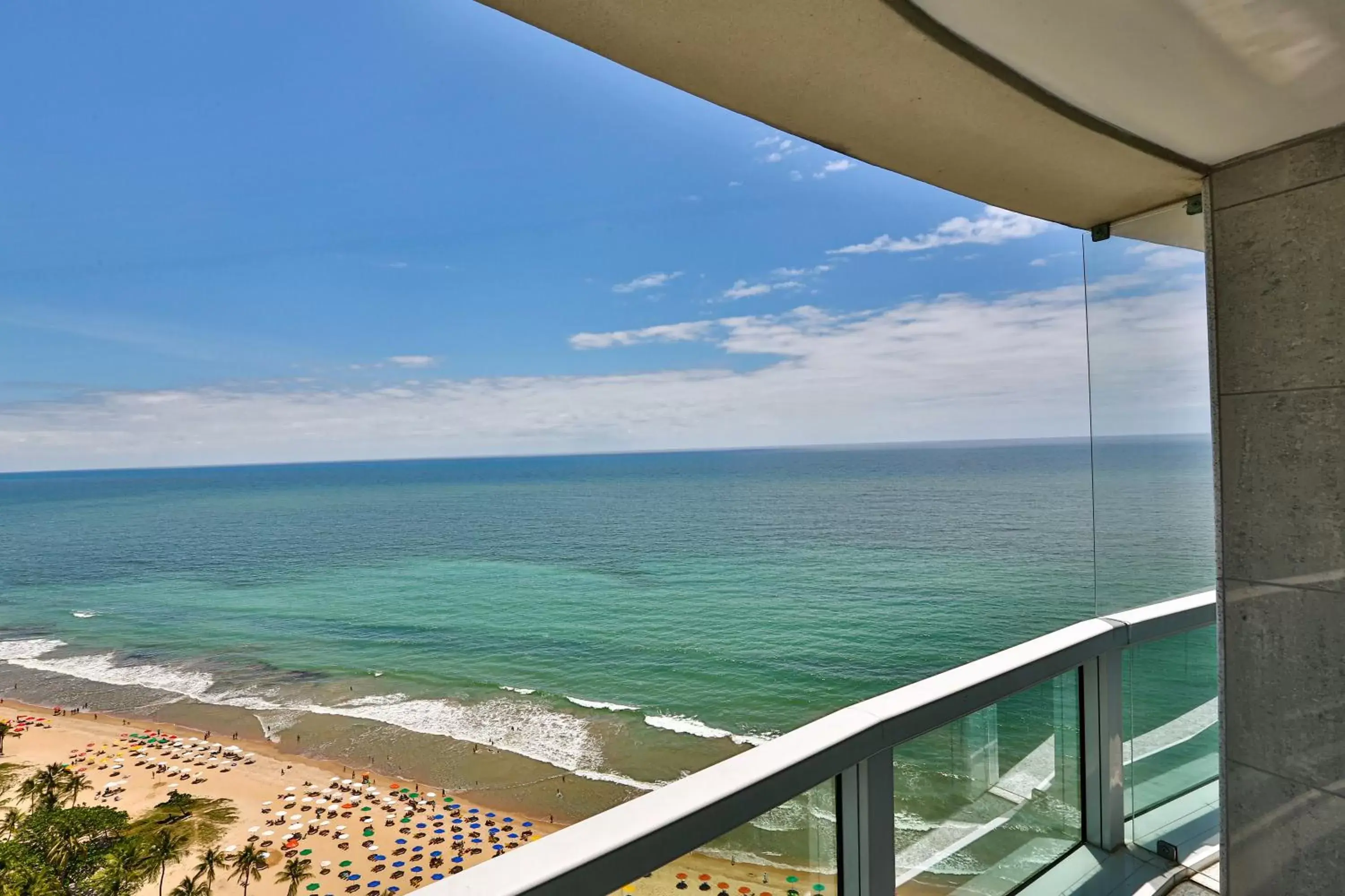 Balcony/Terrace, Sea View in Radisson Recife