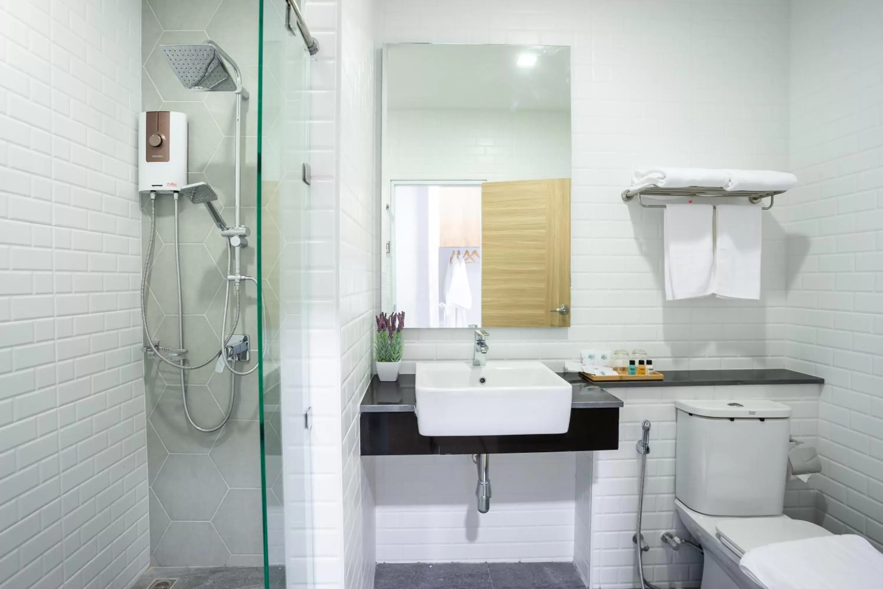 Shower, Bathroom in Icon Park Hotel, Chiang Mai- SHA Extra Plus