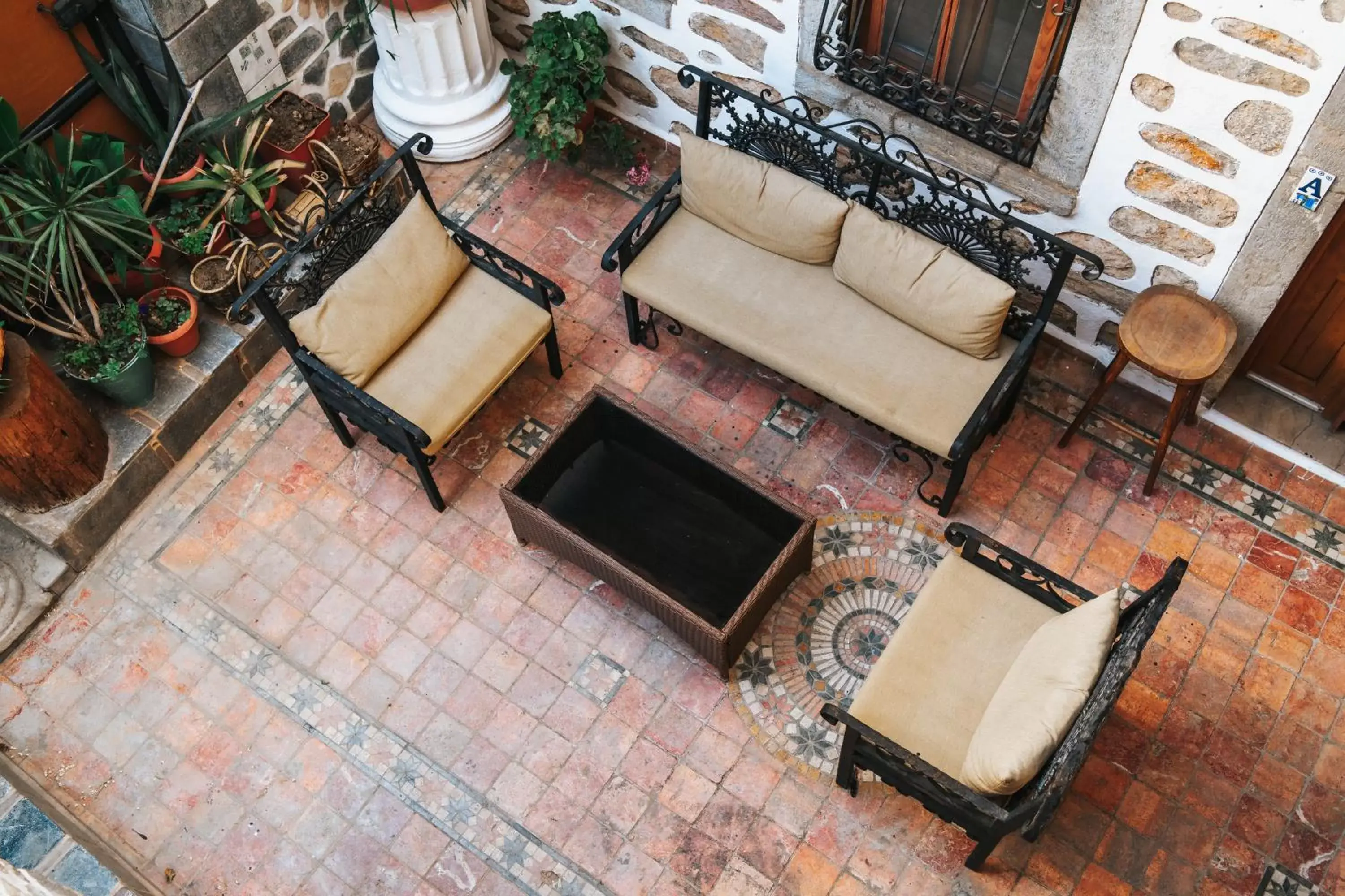 Patio in Akkan Hotel